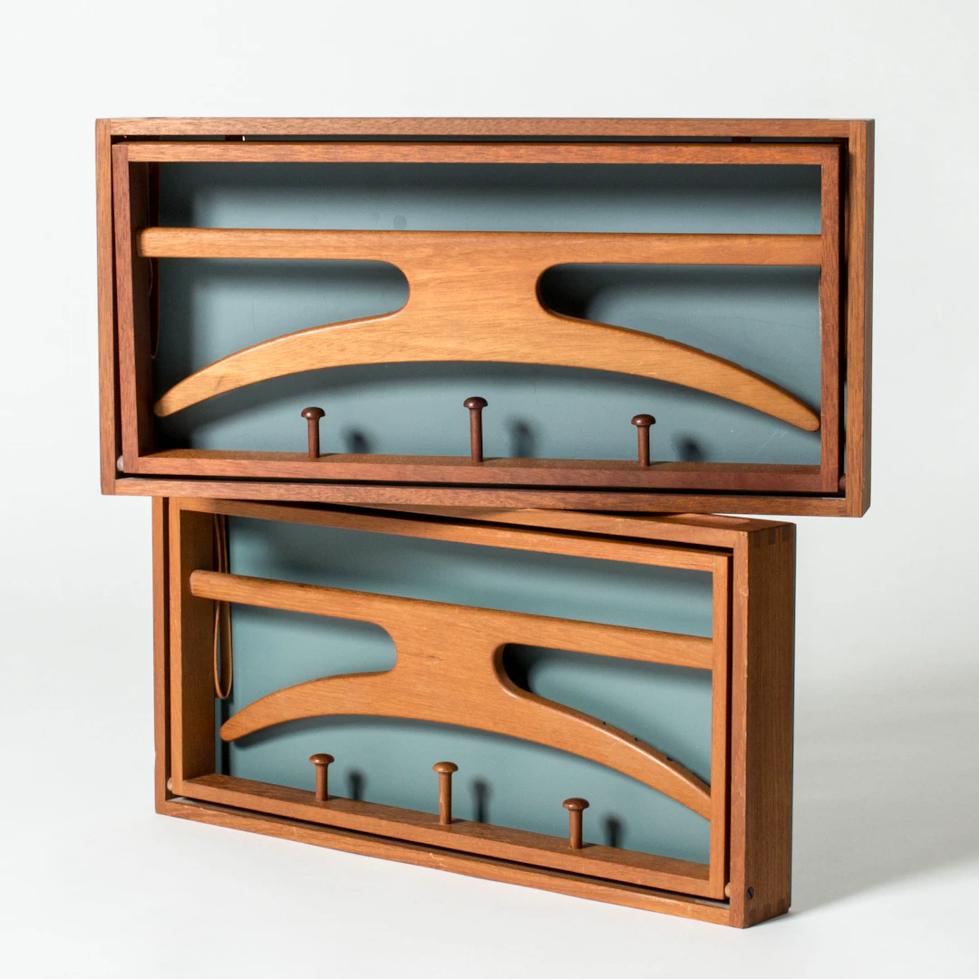 Pair of Coat Hangers by Adam Hoff & Poul Østergaard