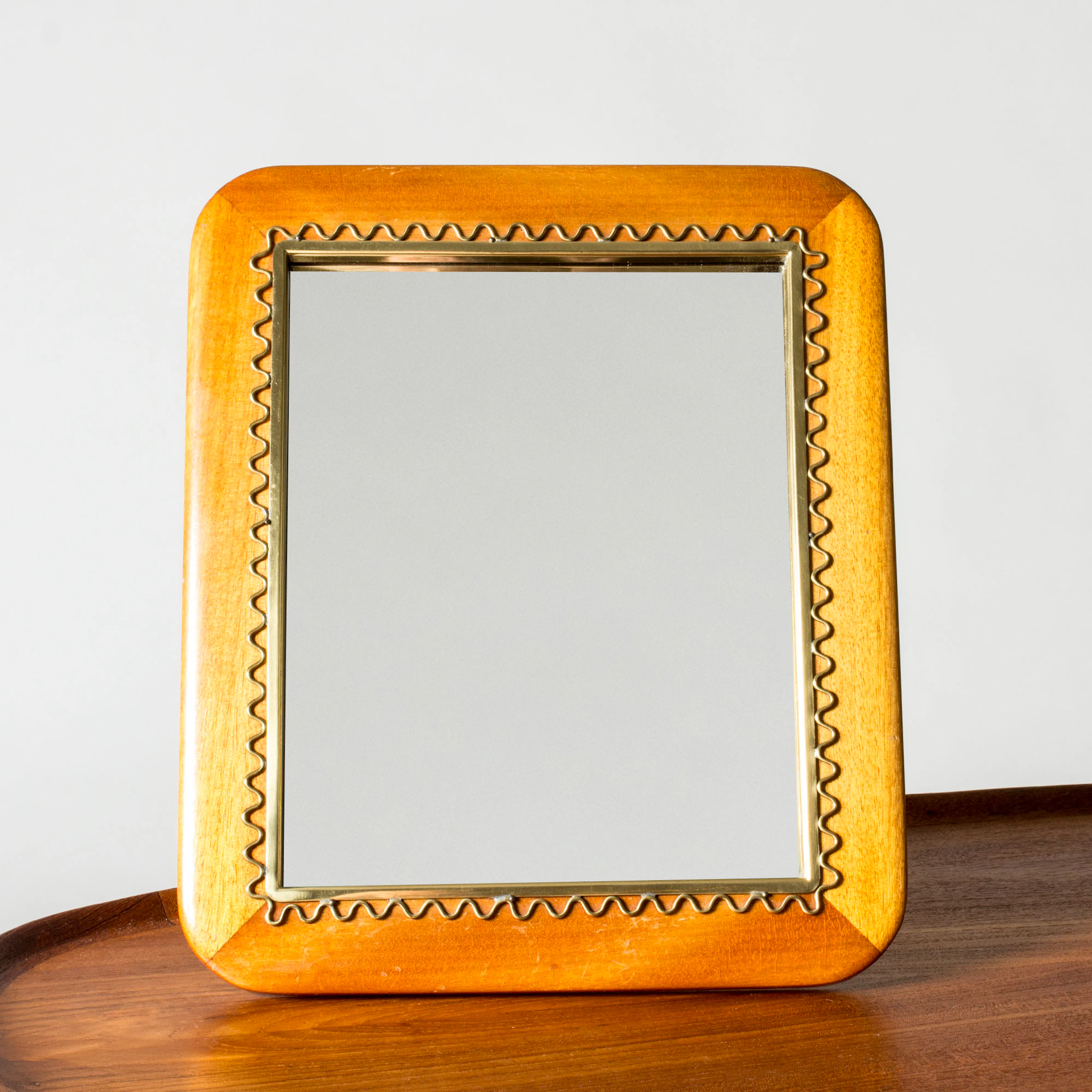Swedish Modern Table Mirror