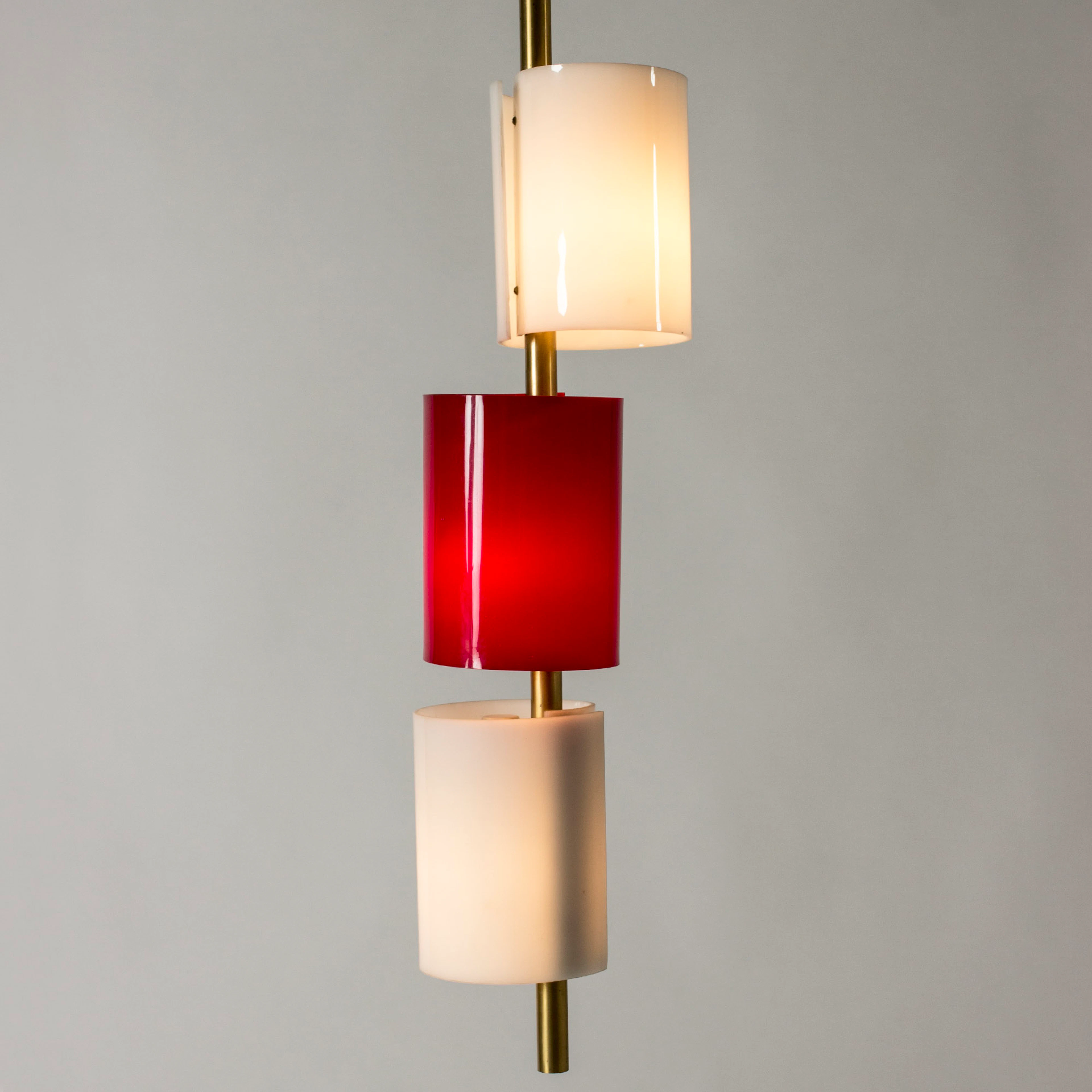 Vintage Scandinavian ceiling lamp by Hans Bergström
