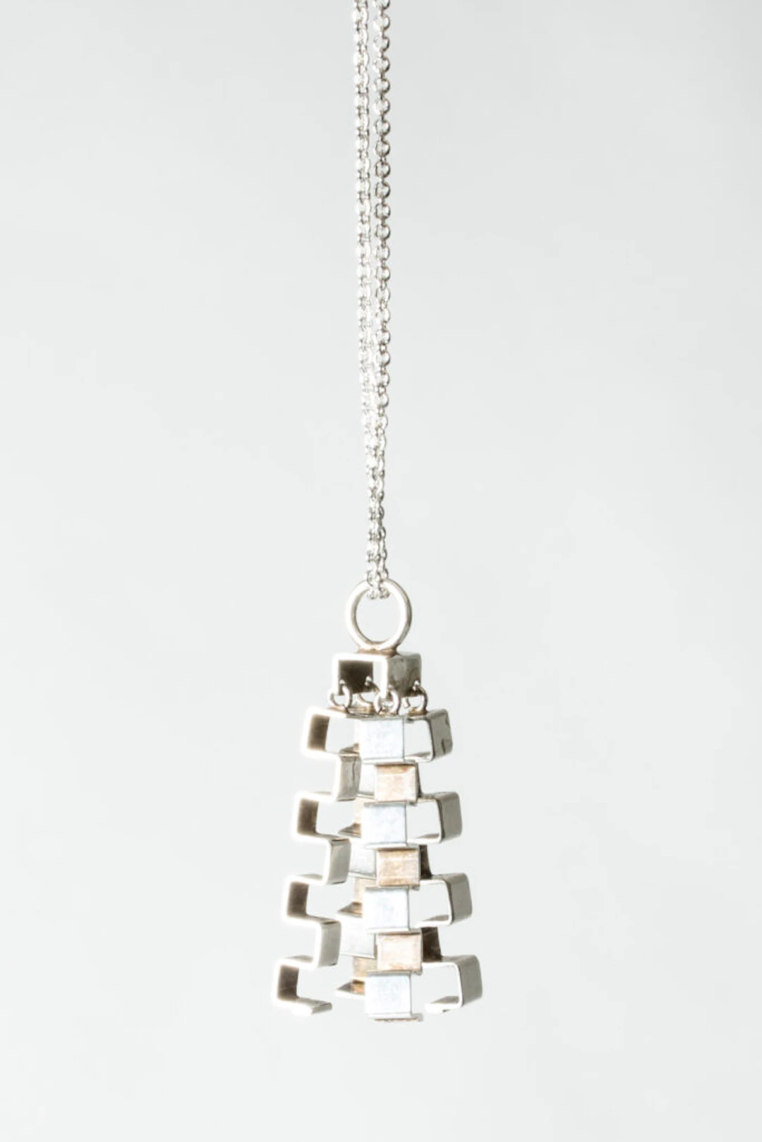 Midcentury silver pendant by Elis Kauppi