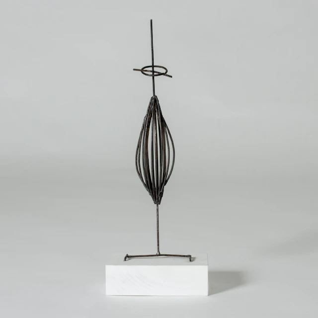 Iron sculpture by Fred Leyman