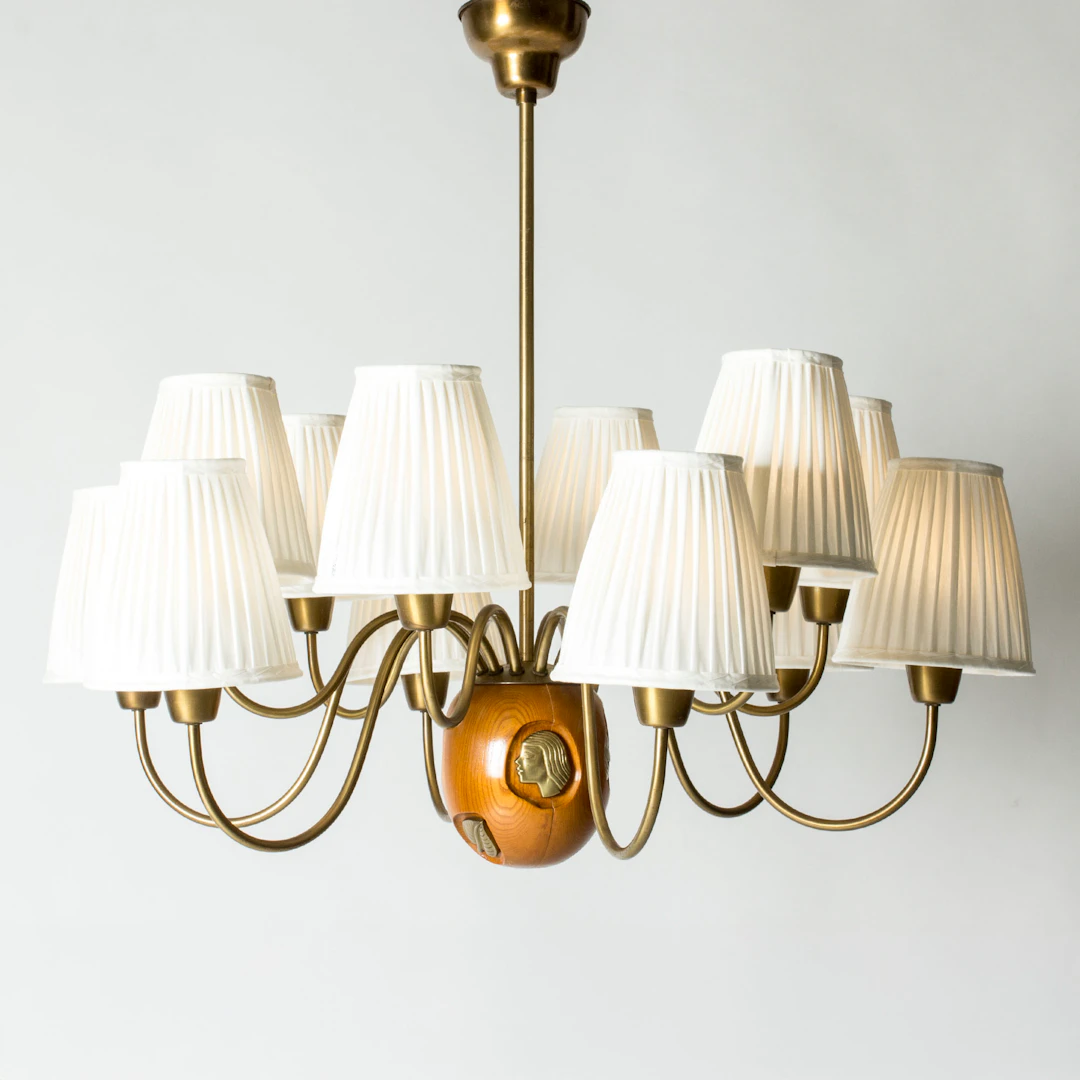 Scandinavian Modern chandelier by Hans Bergström