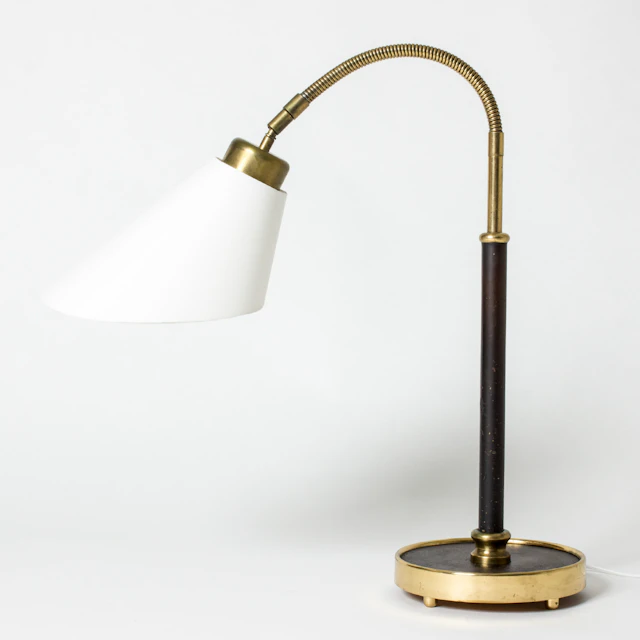 Brass desk lamp #2434 by Josef Frank
