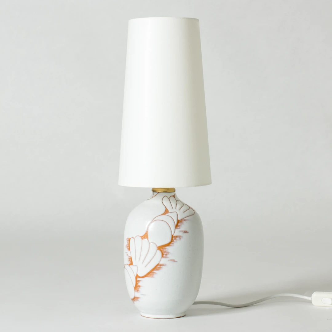 Modernist stoneware table lamp by Anna-Lisa Thomson