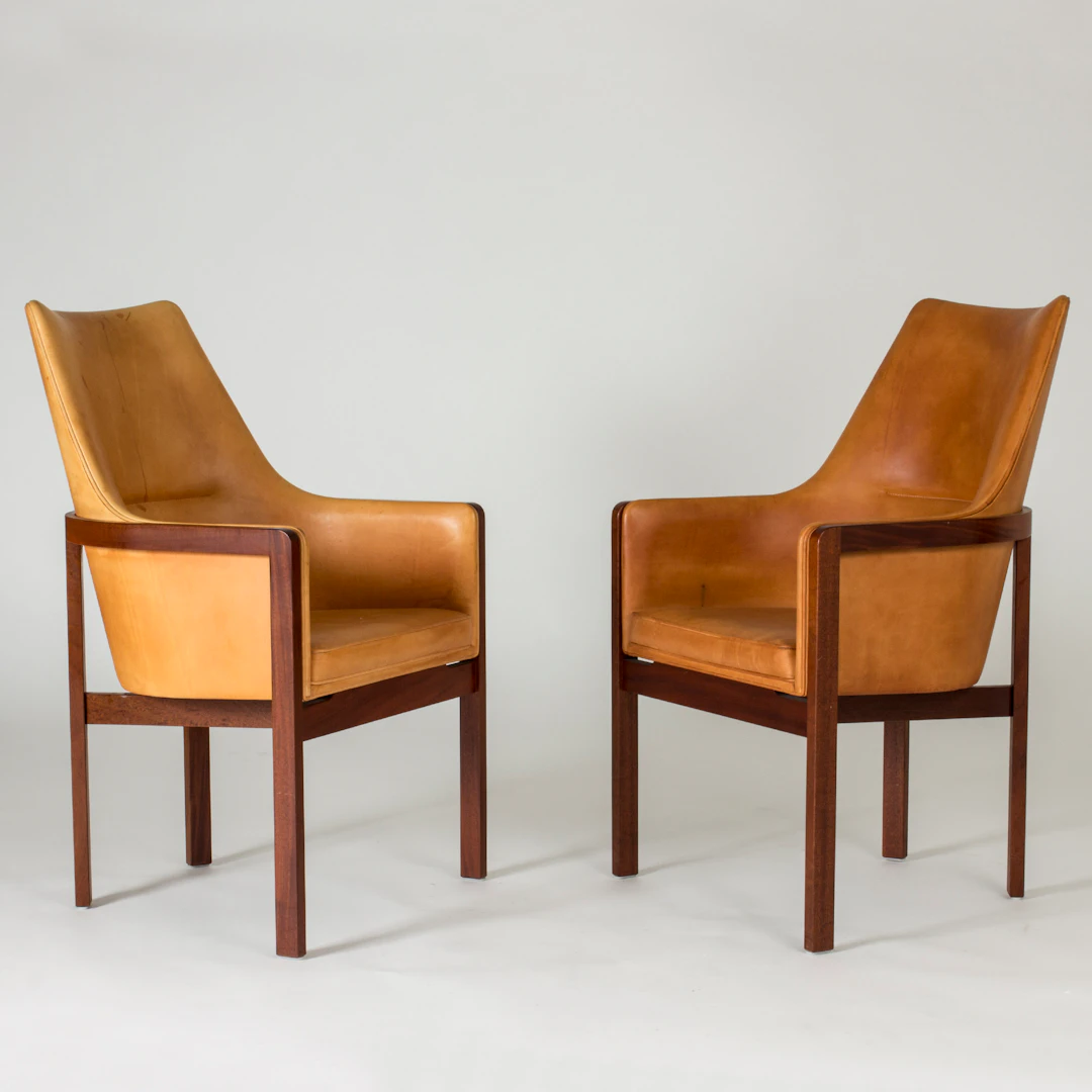 Pair of armchairs by Bernt Petersen