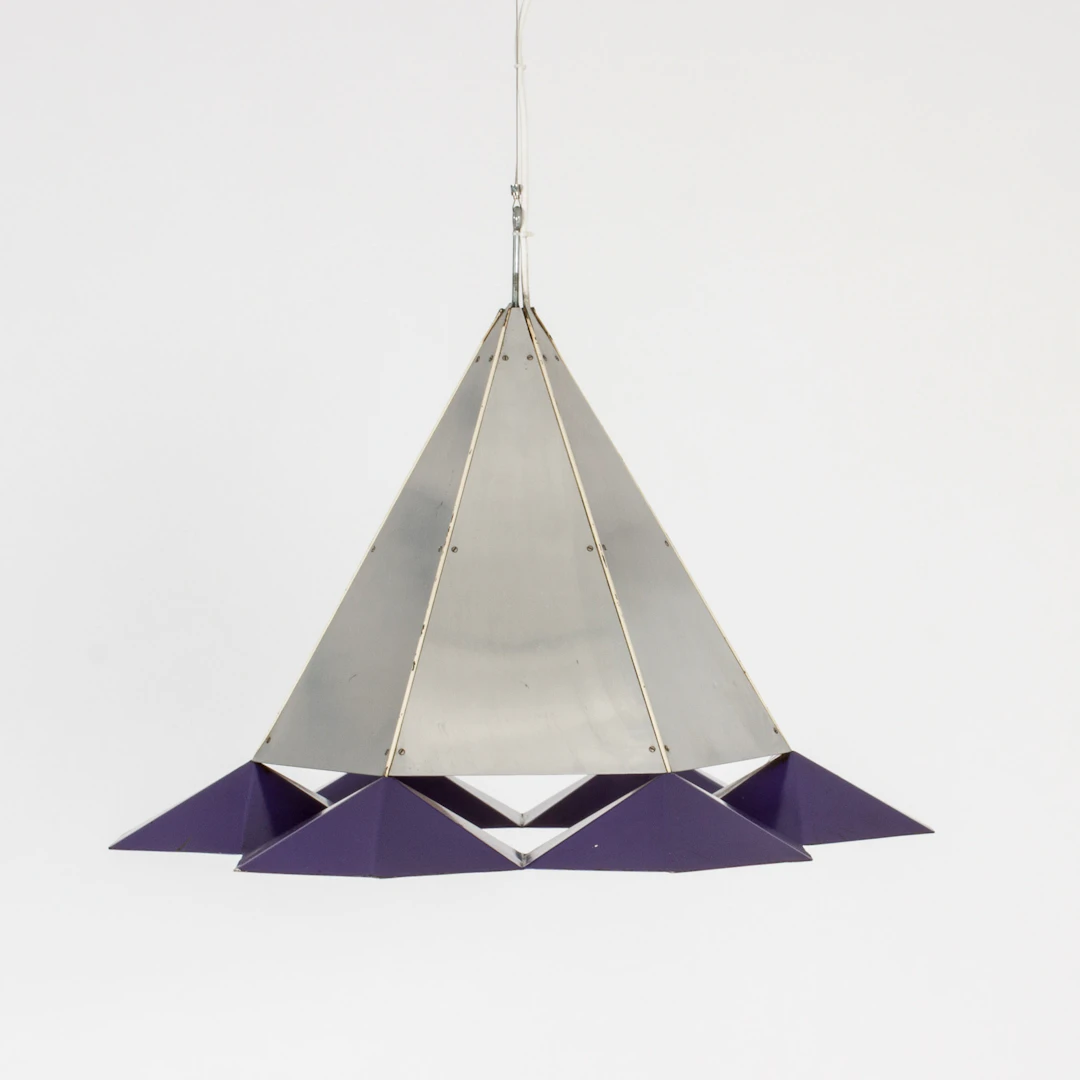 Pendant lamp attributed to Simon Henningsen