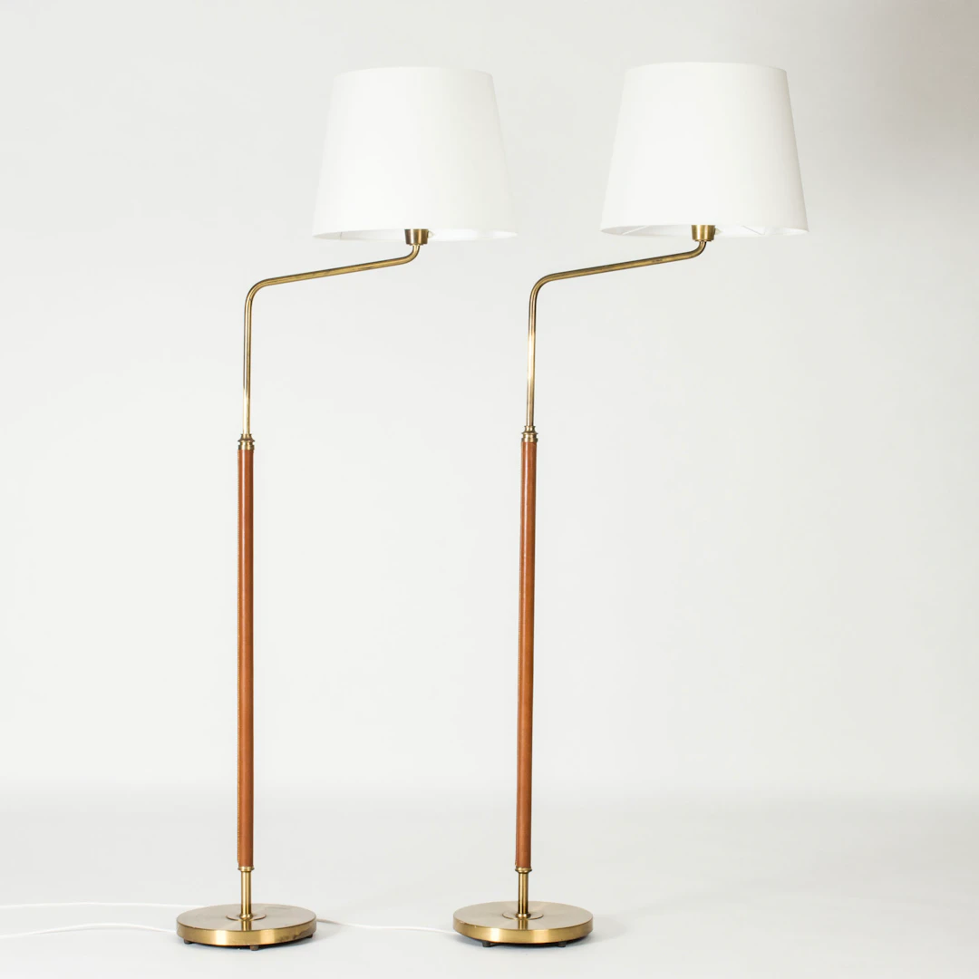Midcentury floor lamps by Bertil Brisborg