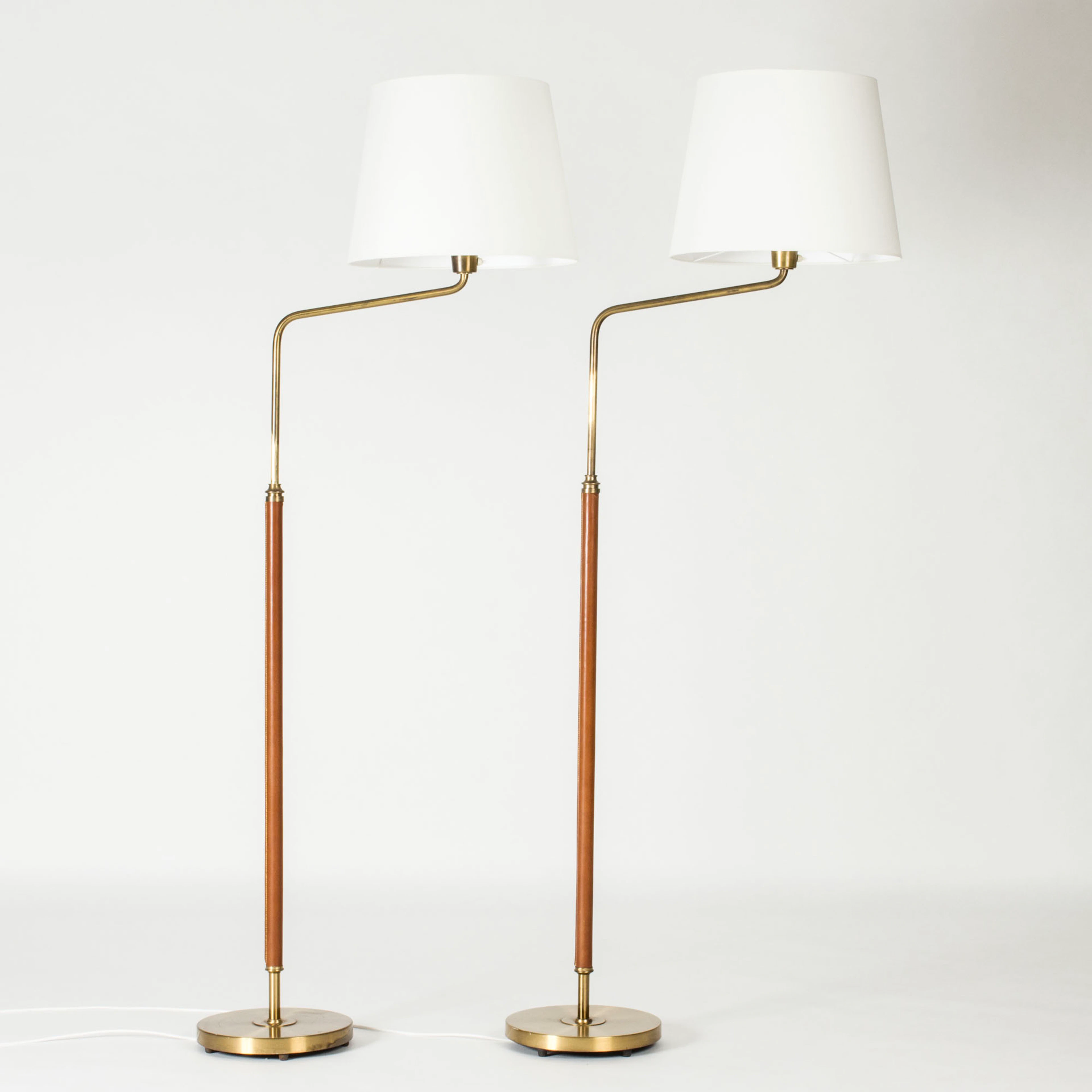 Midcentury floor lamps by Bertil Brisborg