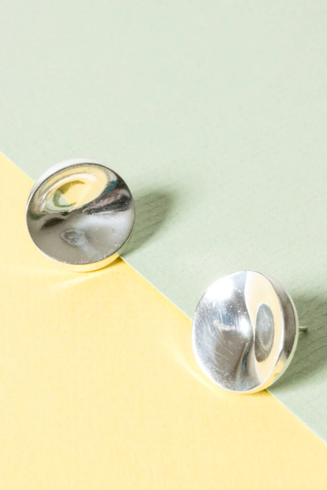 Vintage silver earrings by Nanna Ditzel