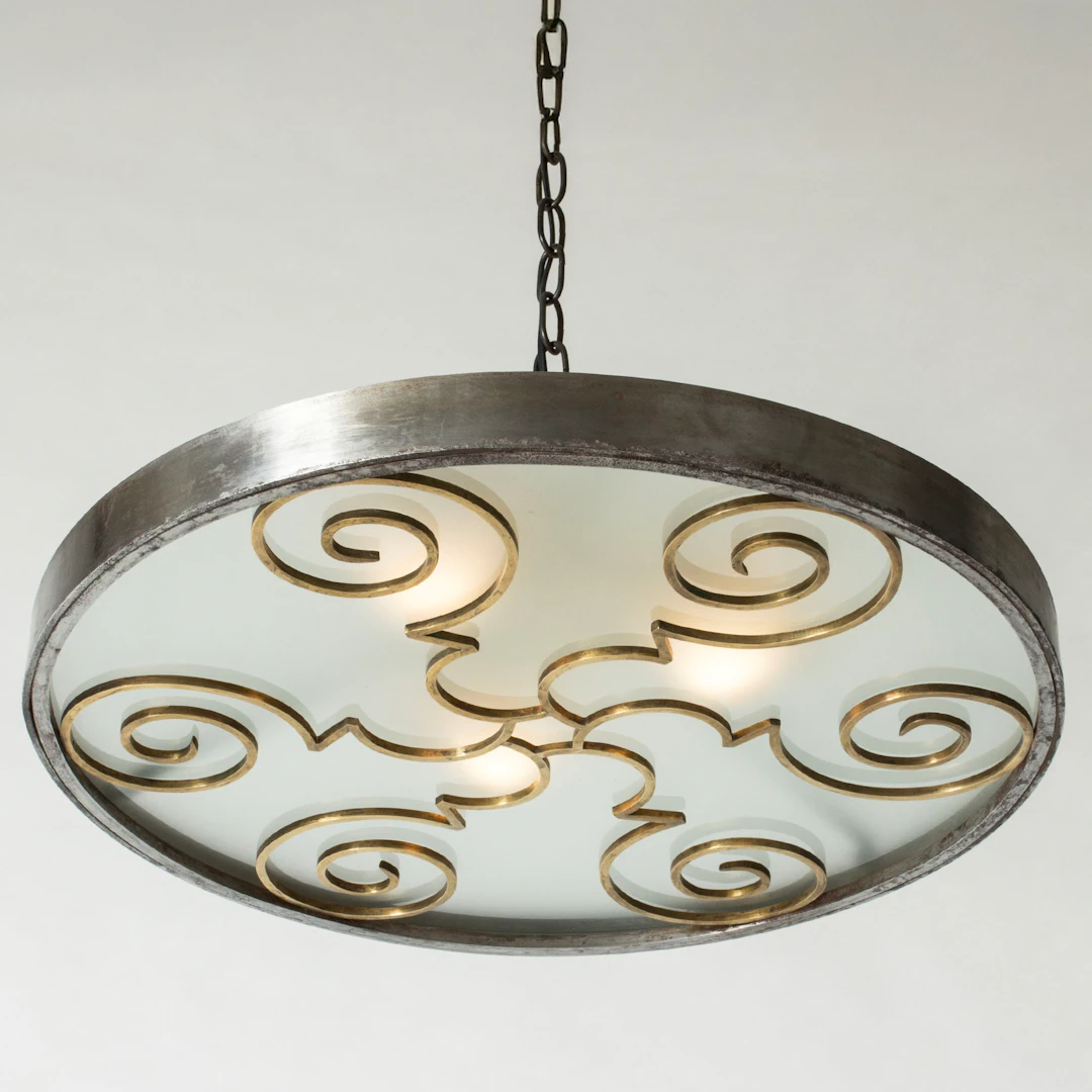 Modernist Flush Mount by Lars Holmström