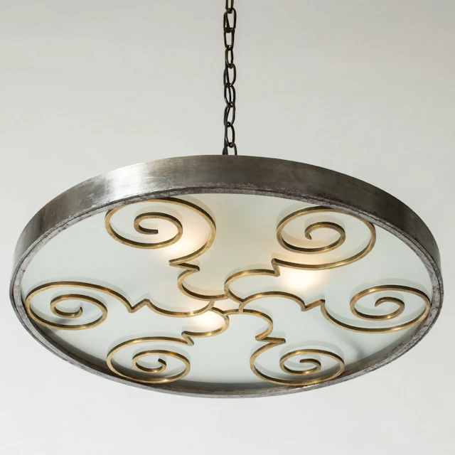 Modernist Flush Mount by Lars Holmström
