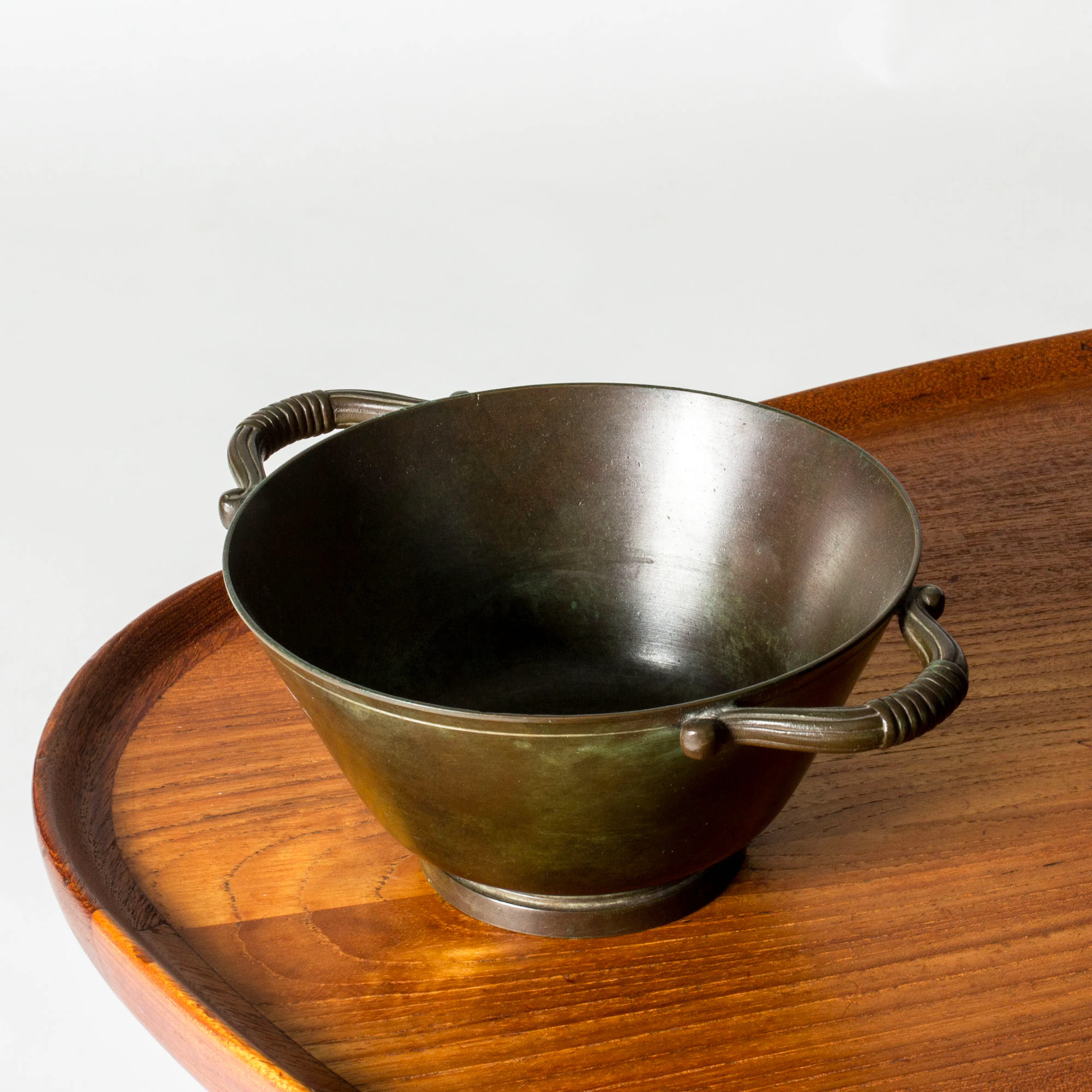 Modernist Bronze Bowl from GAB