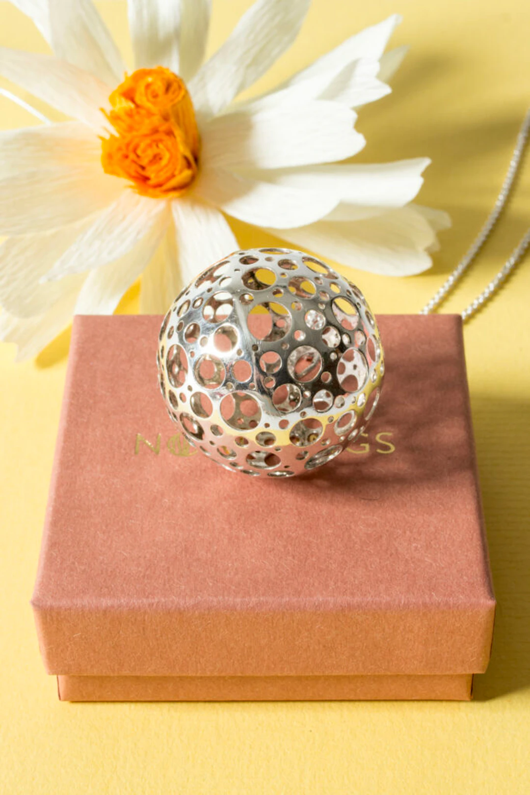 Silver “Ladybird” pendant by Liisa Vitali