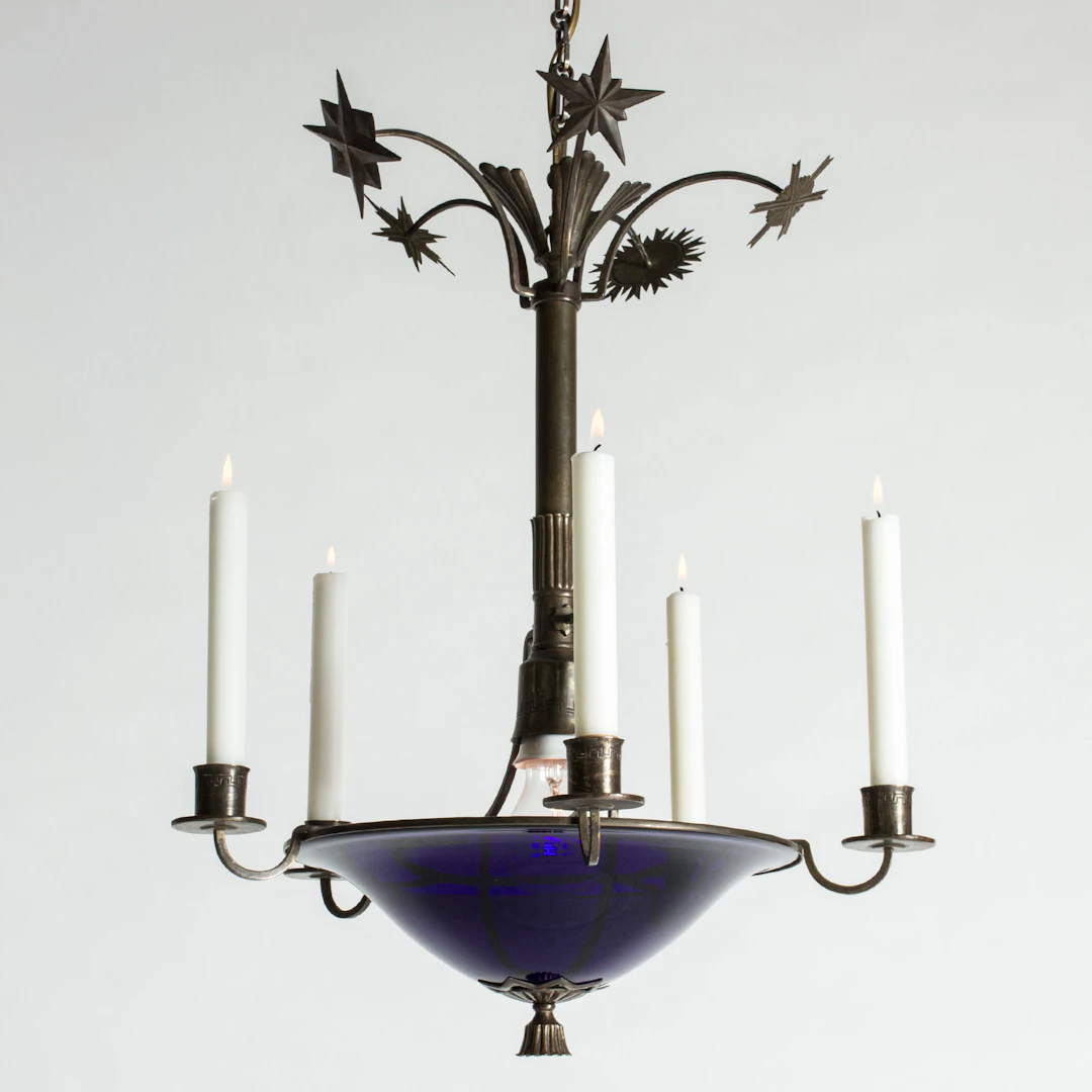 Swedish Grace Candle Chandelier