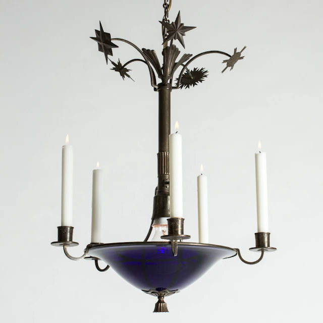 Swedish Grace Candle Chandelier