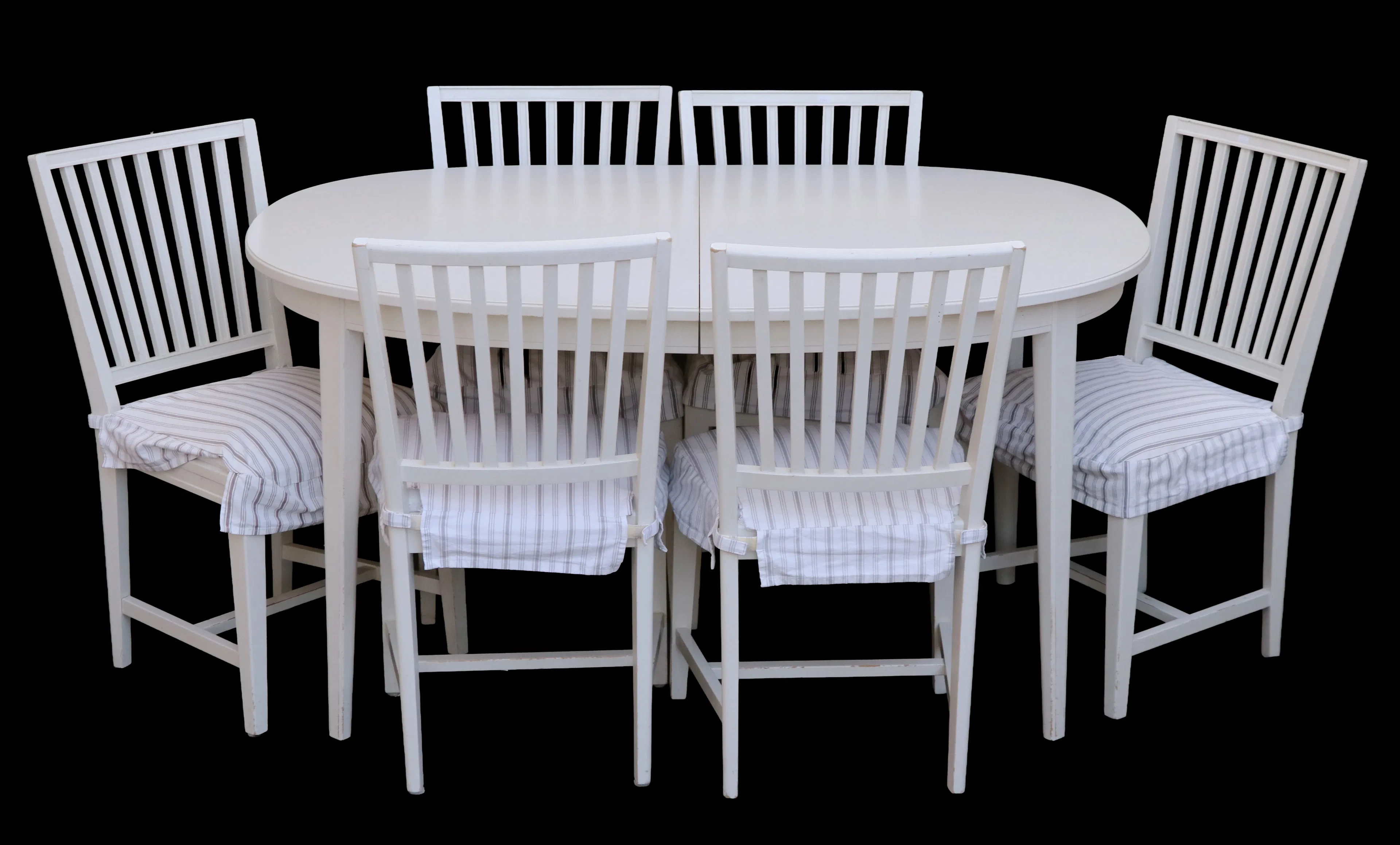 Matsalsmöblemang 7 delar, gustaviansk stil, 1900-tal