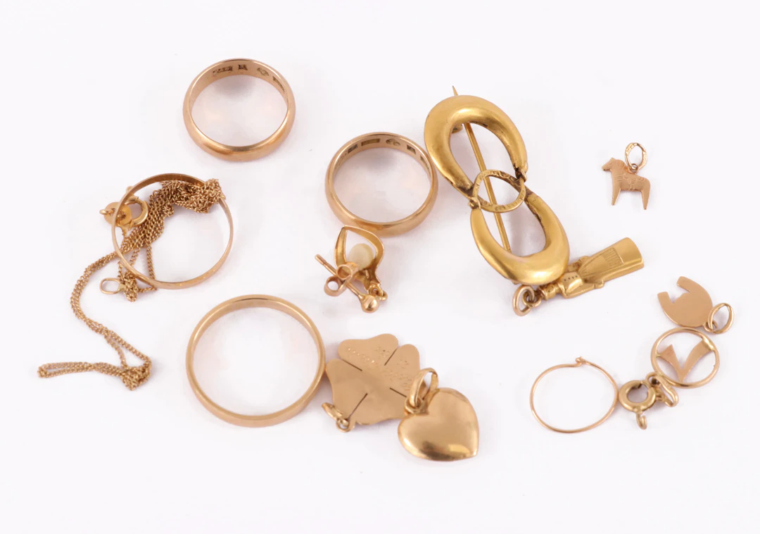 Parti smycken i 18k