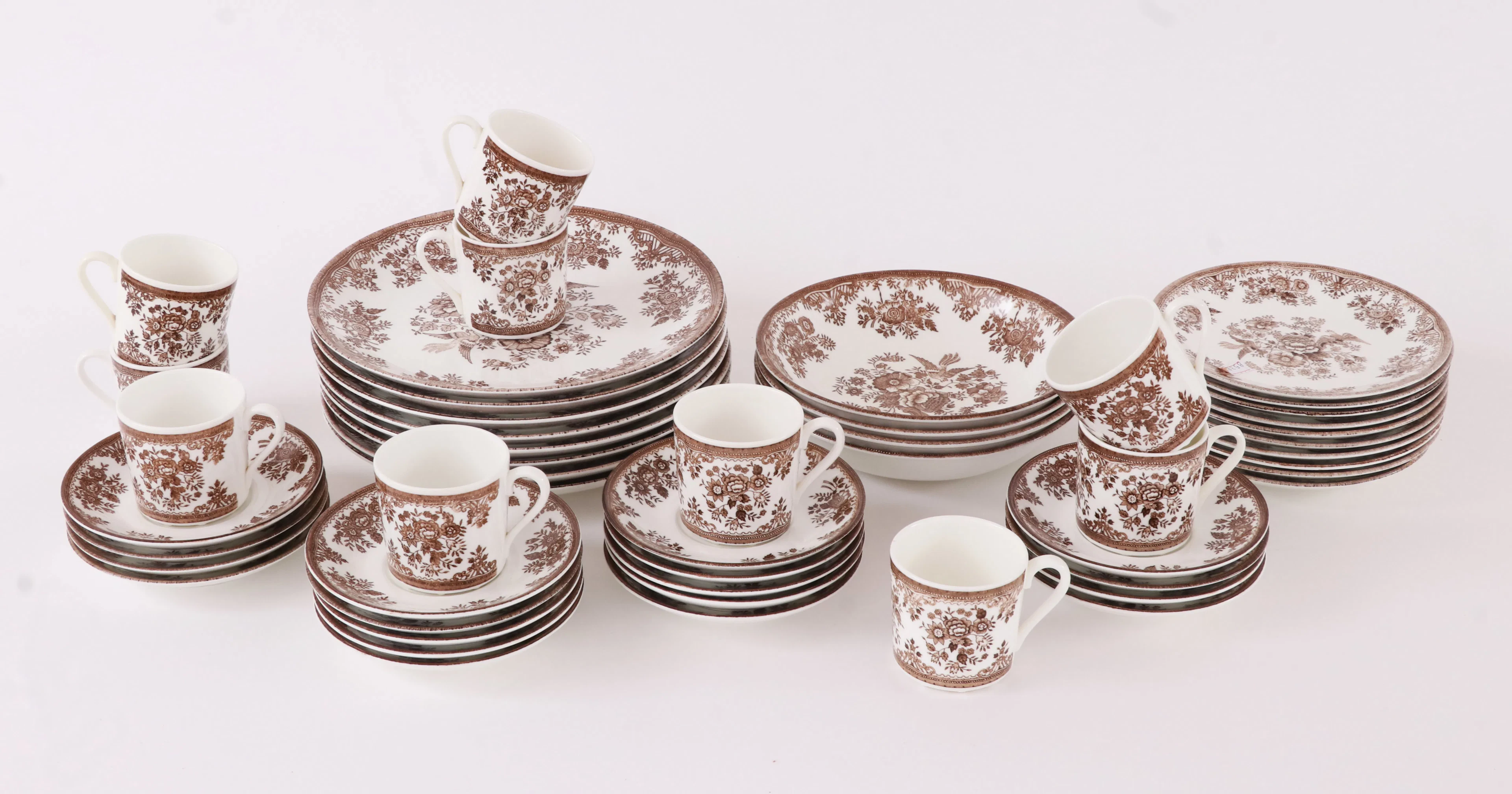 Mat- och kaffeservisdelar, "Fasan", Old Gustavsberg