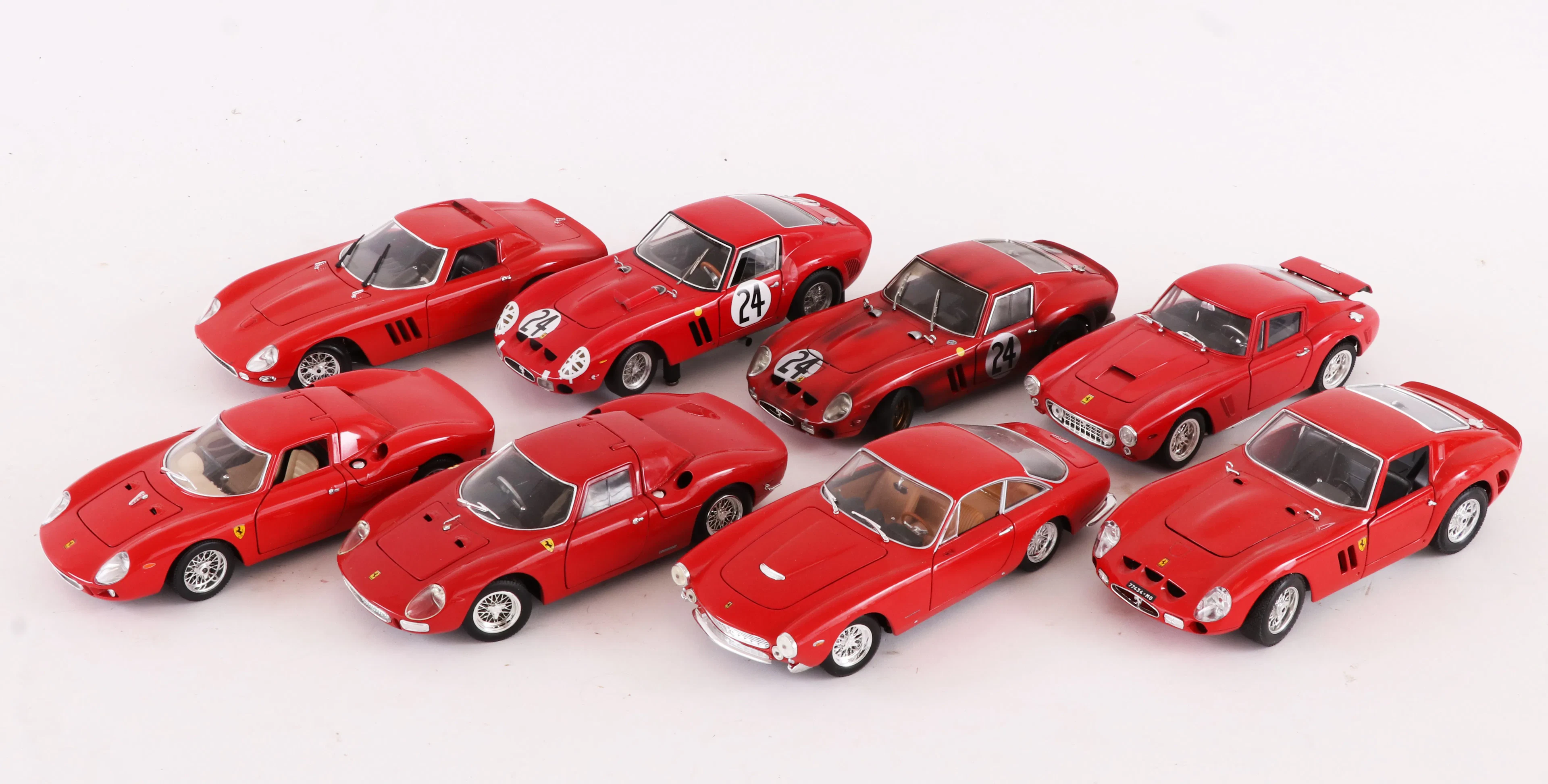 Modellbilar 8st, "Ferrari"