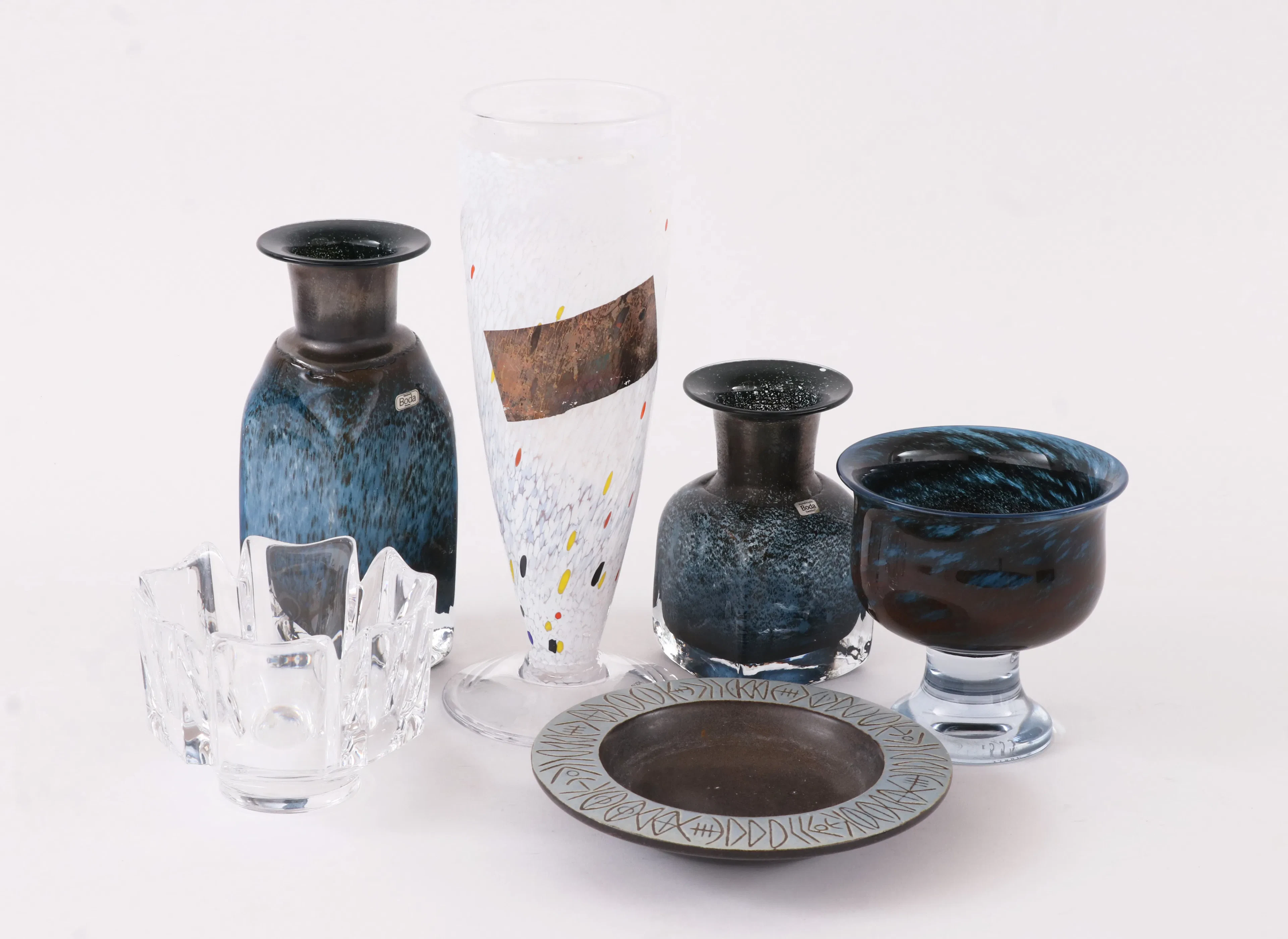 Glas och keramik 6 delar