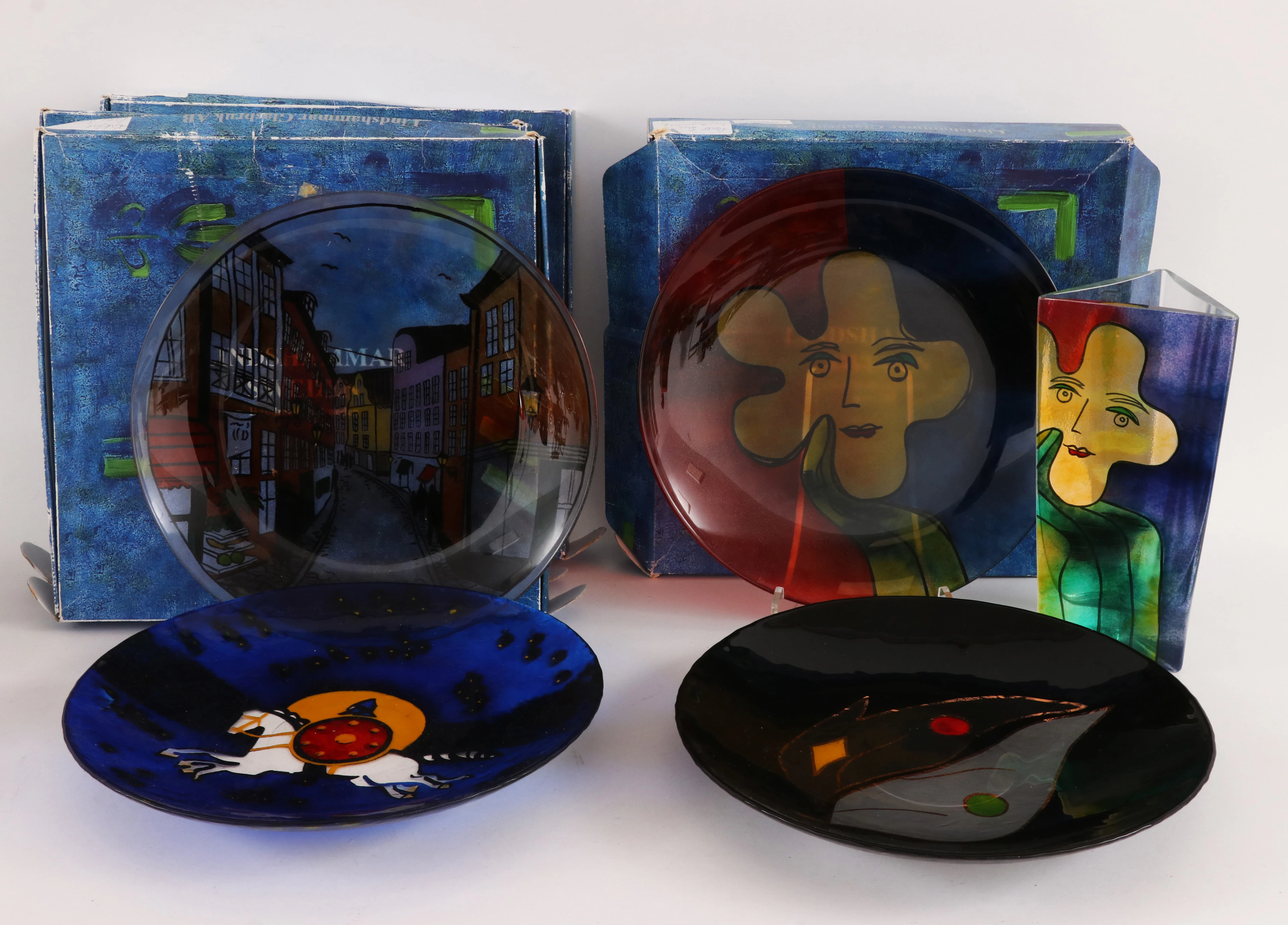 Konstglas 5 delar