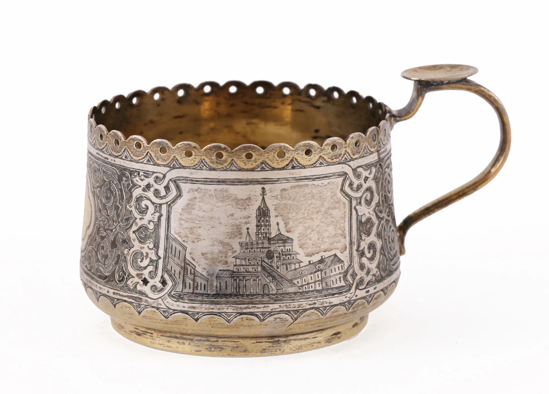 Teglashållare i silver, Ryssland, Moskva, 1871