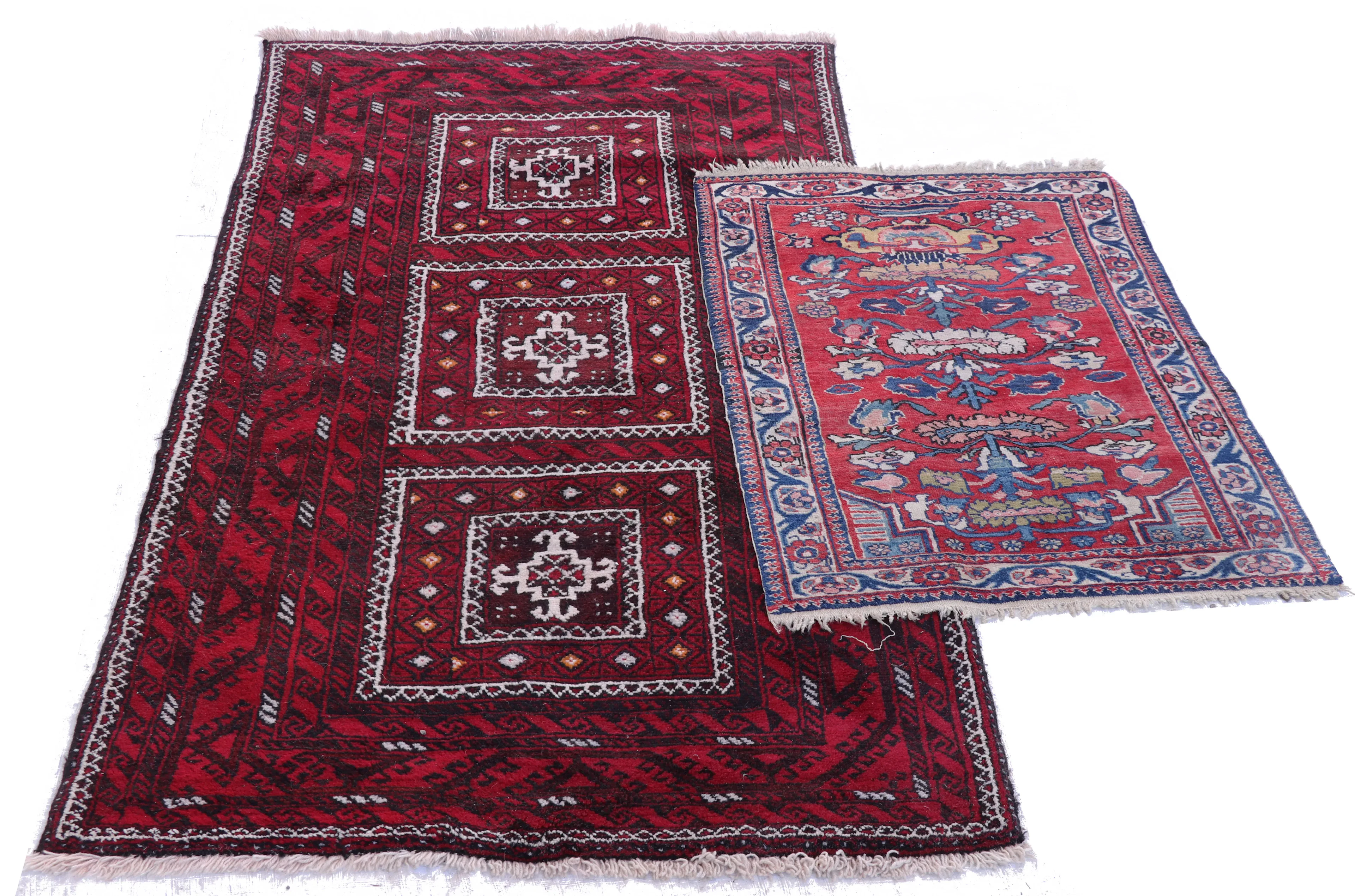 Handknutna mattor 2st, orientalisk