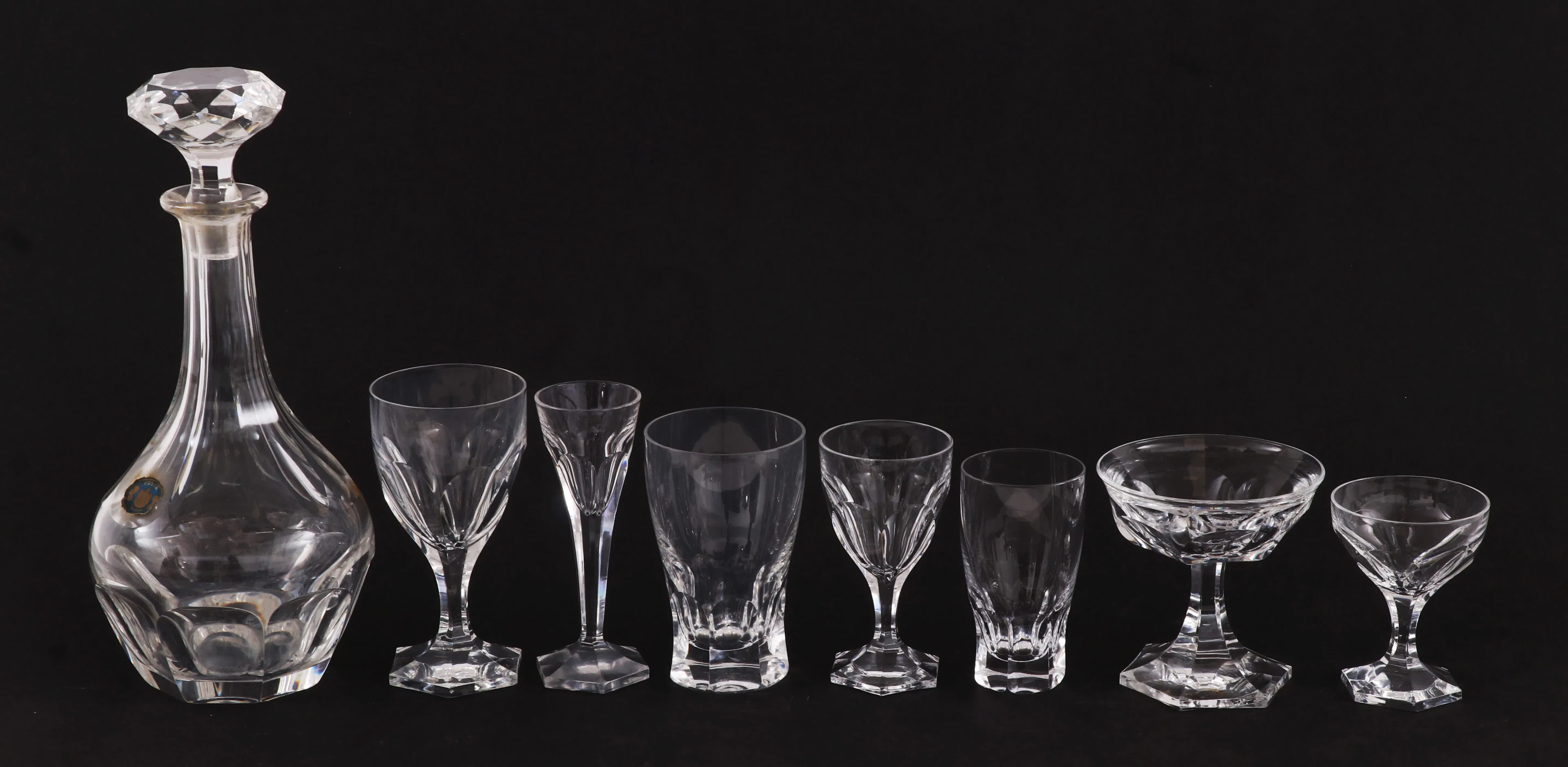 Glasservis 163 delar, "Rosersberg", Elis Bergh för Kosta