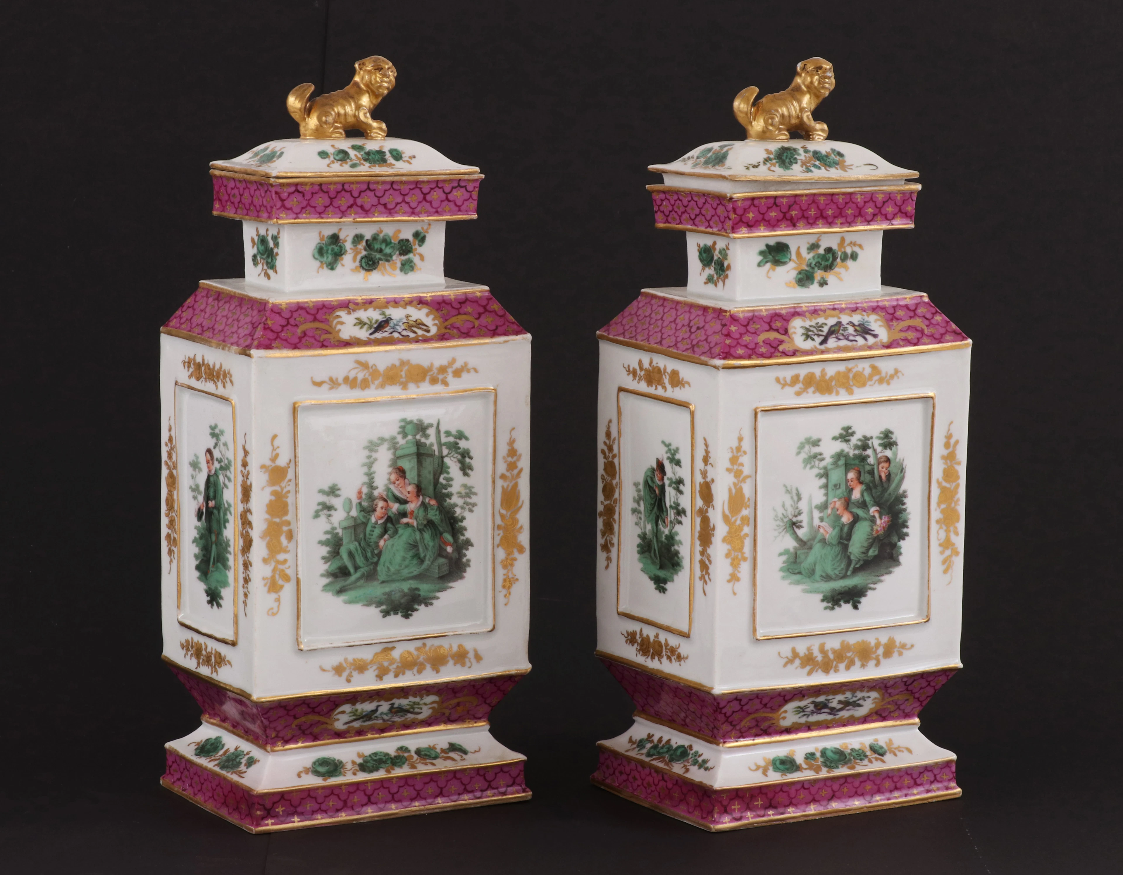 Lockurnor ett par, Tyskland, 1800-tal