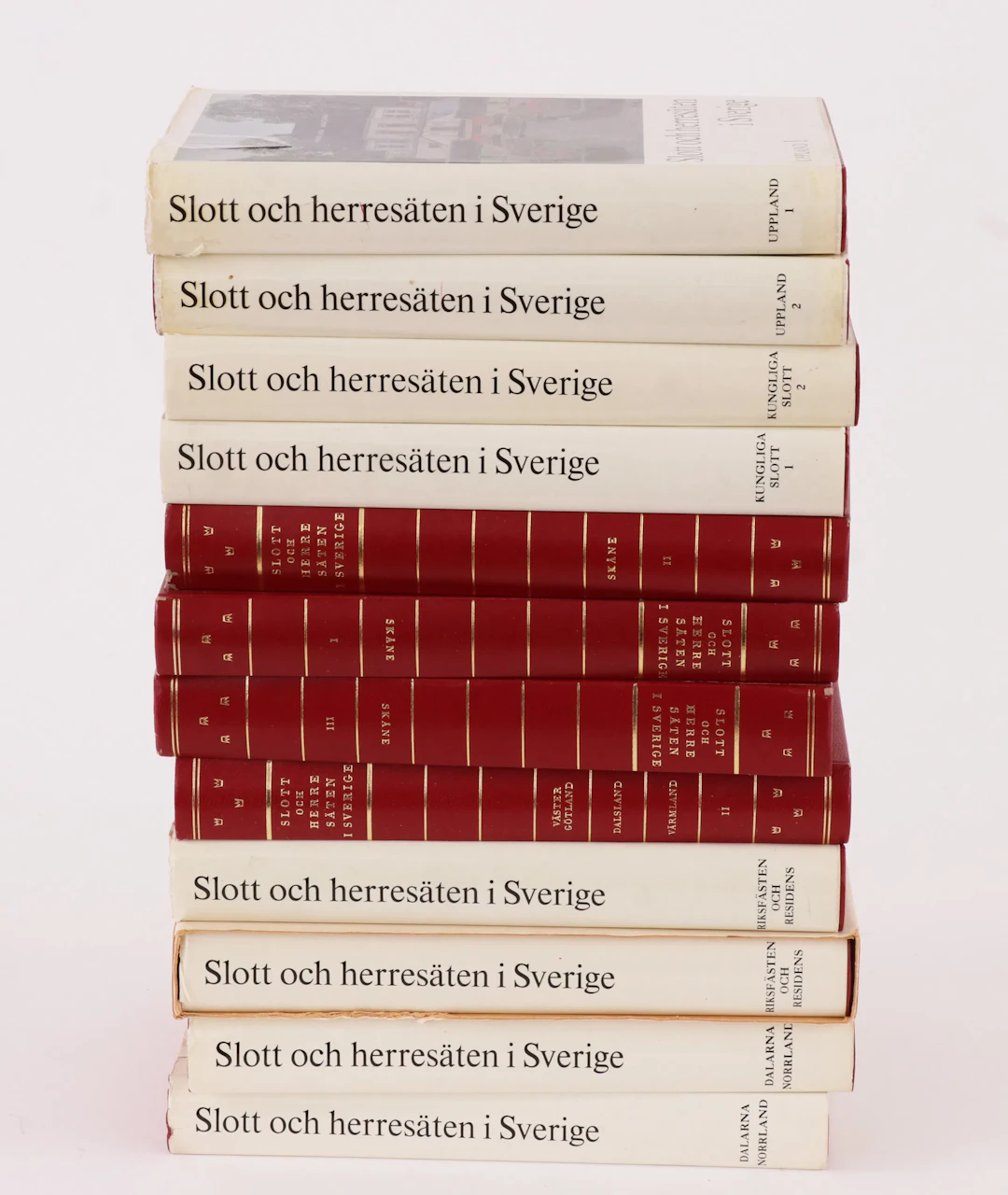 12 band, "Svenska slott och herresäten", Allhems förlag