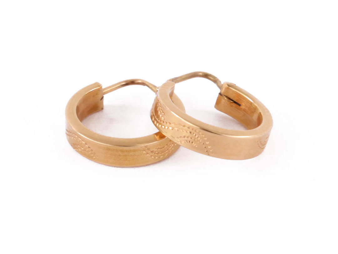 Örhängen ett par, 18k
