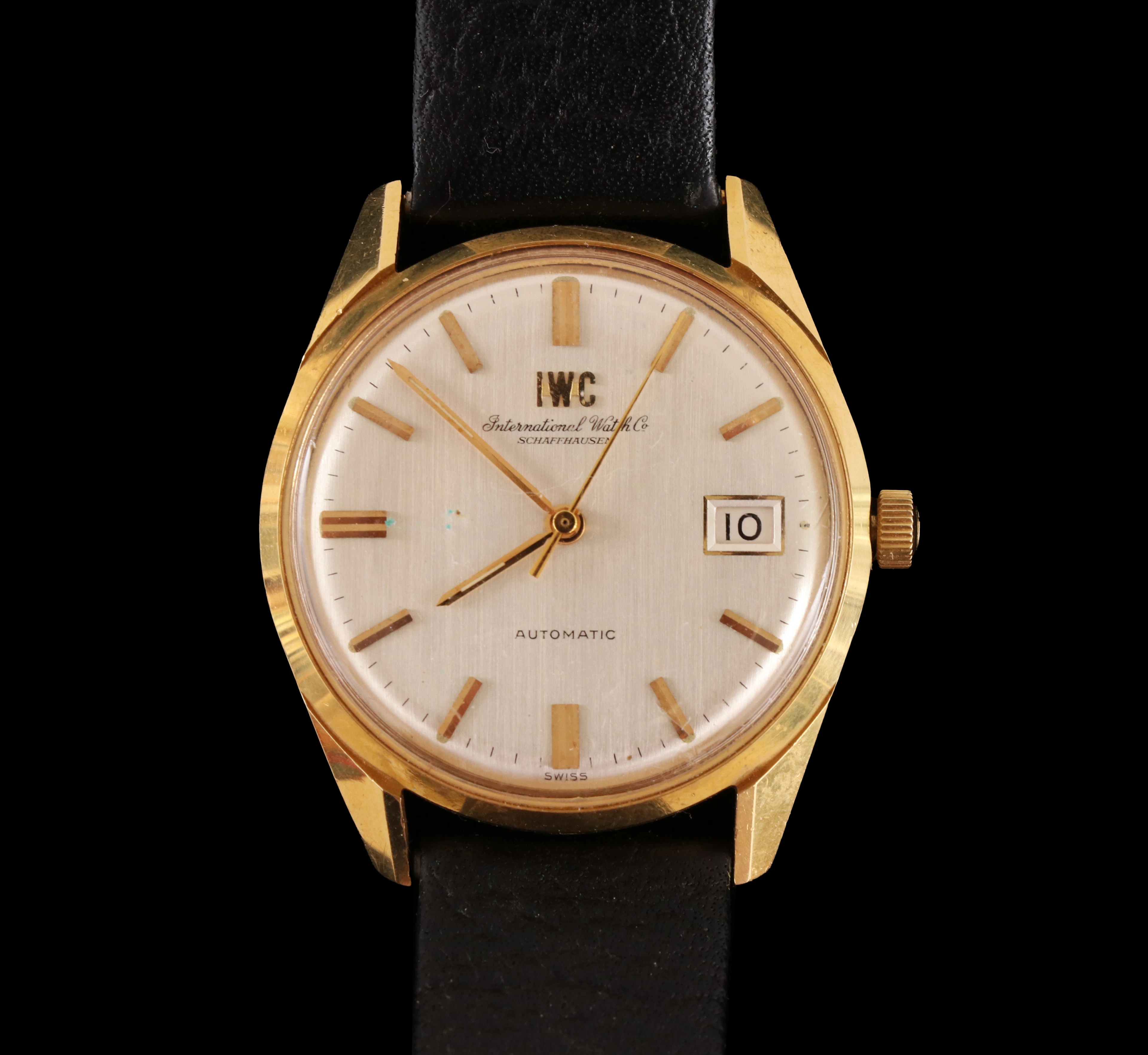 Herrarmbandsur i 18k, IWC (International Watch co.), Schaffhausen