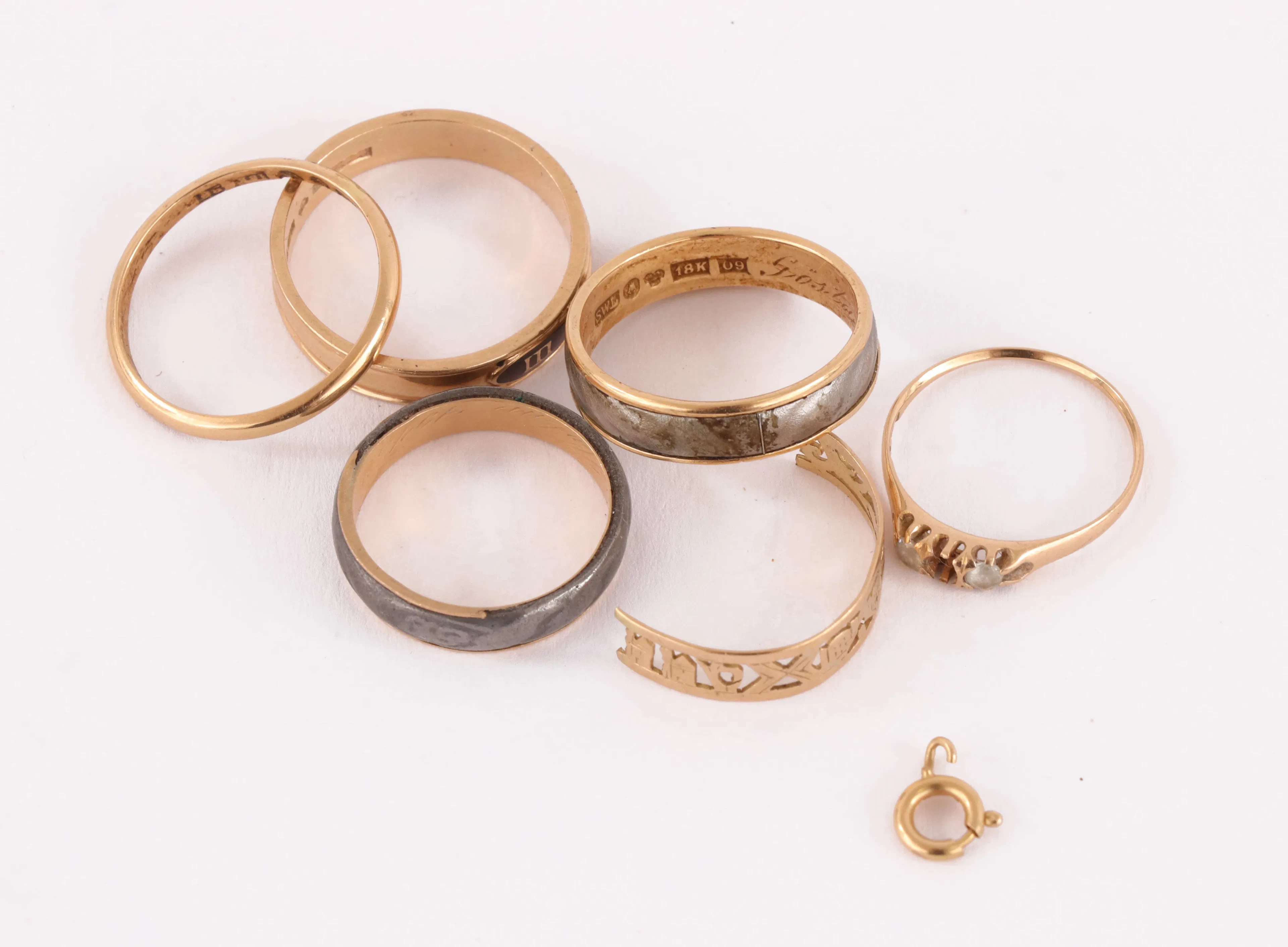 Smycken 7 delar, 18k