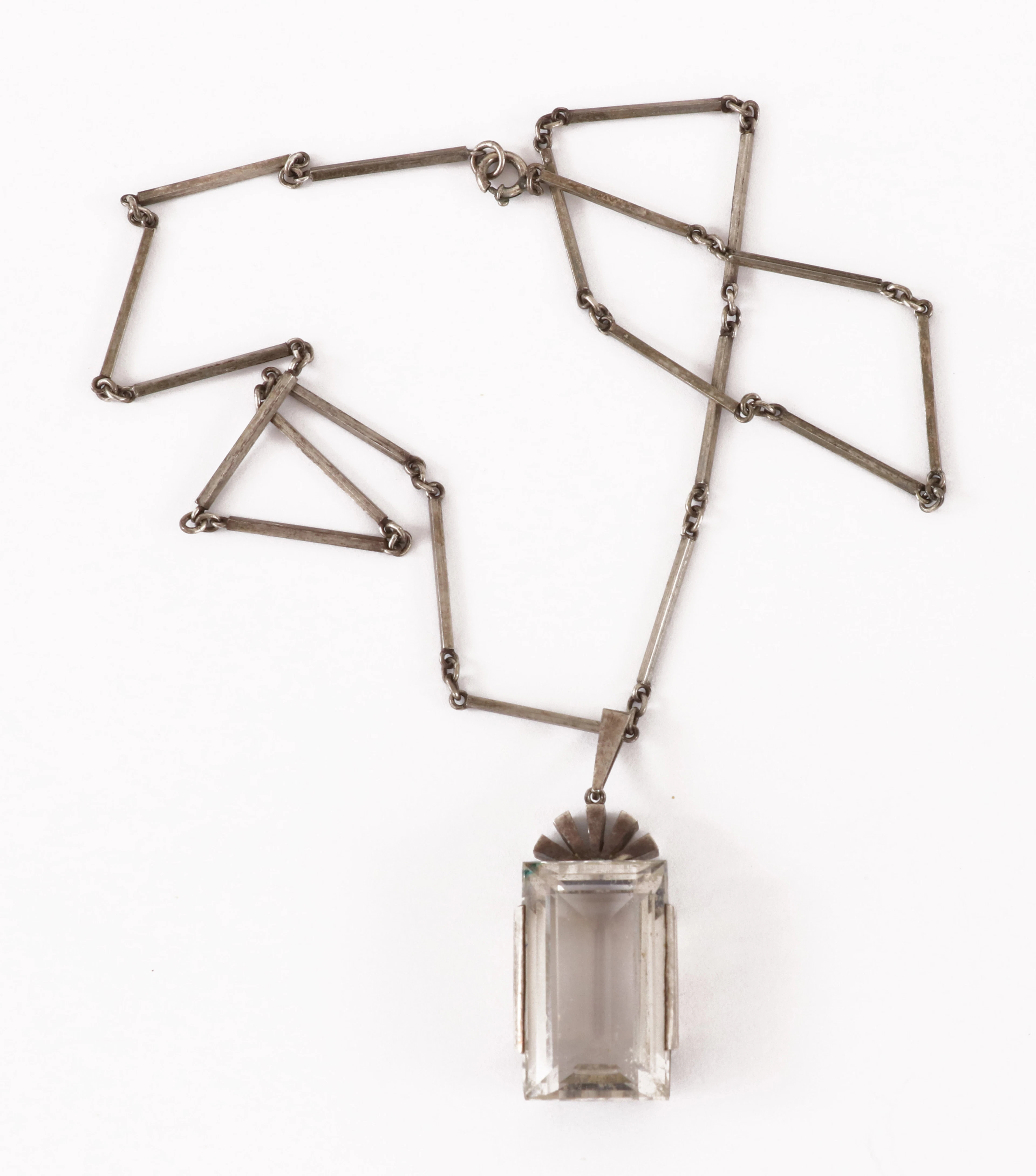 Halsband med hänge, silver, Stigbert
