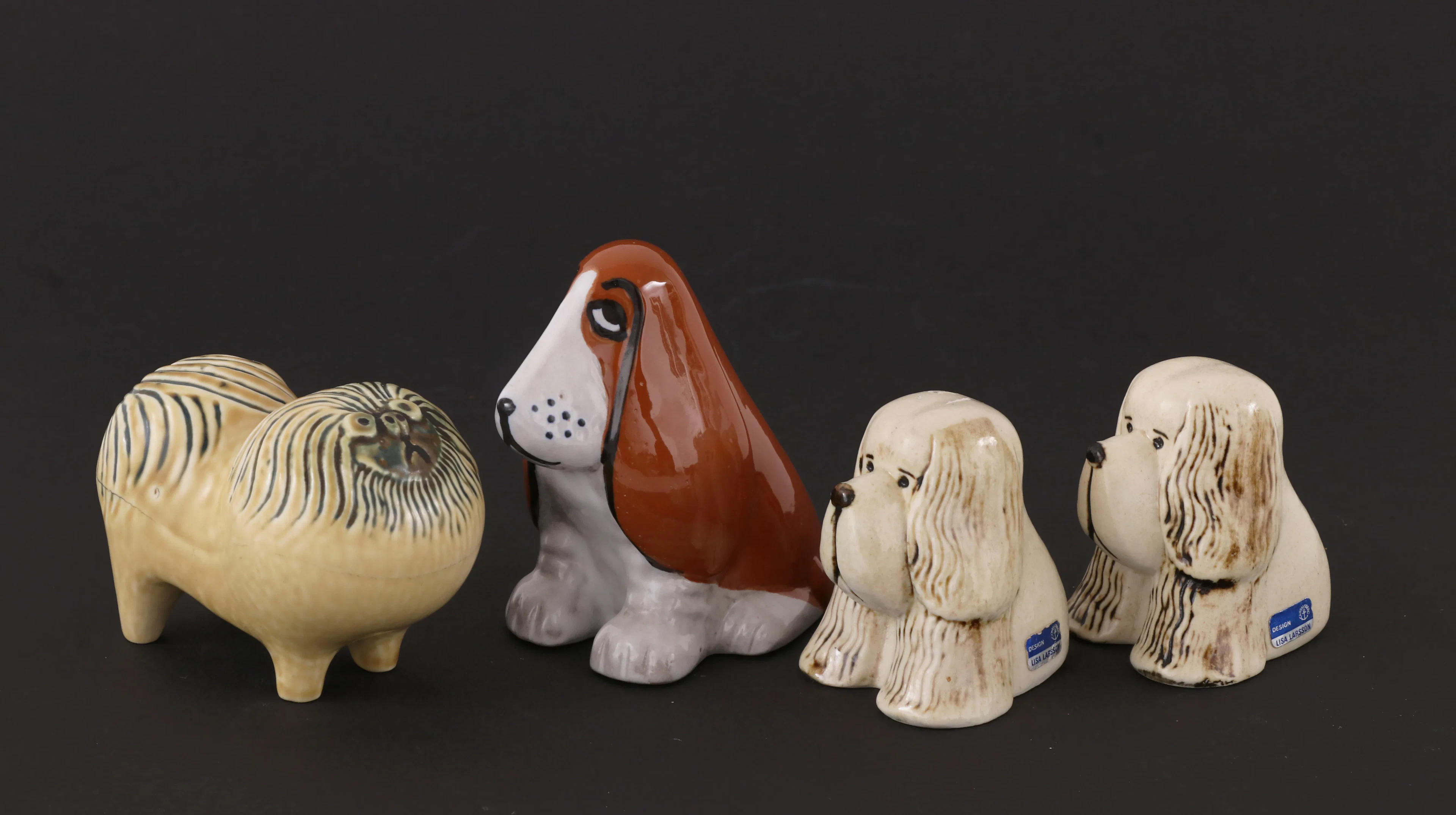 Figuriner 4st, Lisa Larson, Åhlens/Gustavsberg