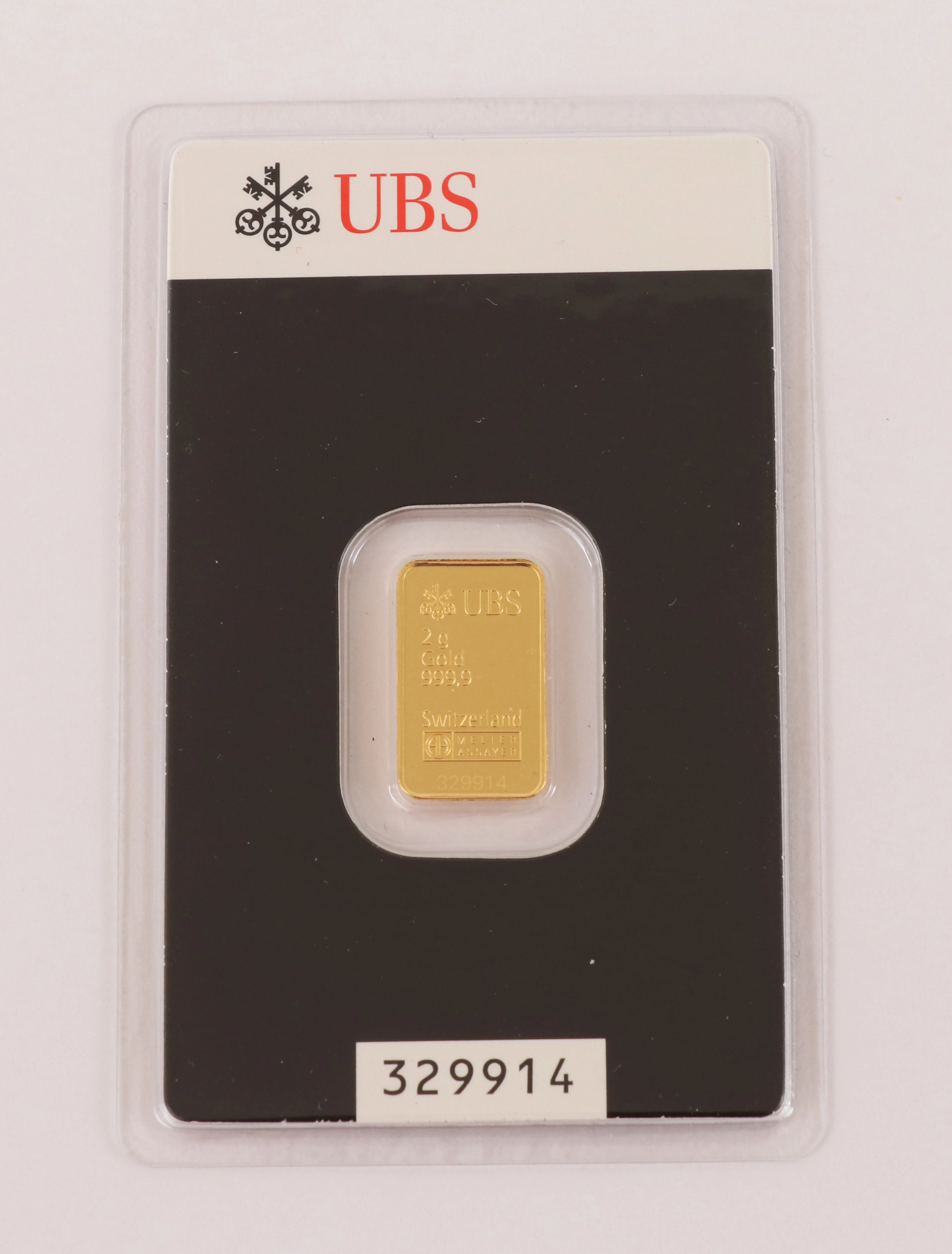 Guldtacka 2 gram, UBS