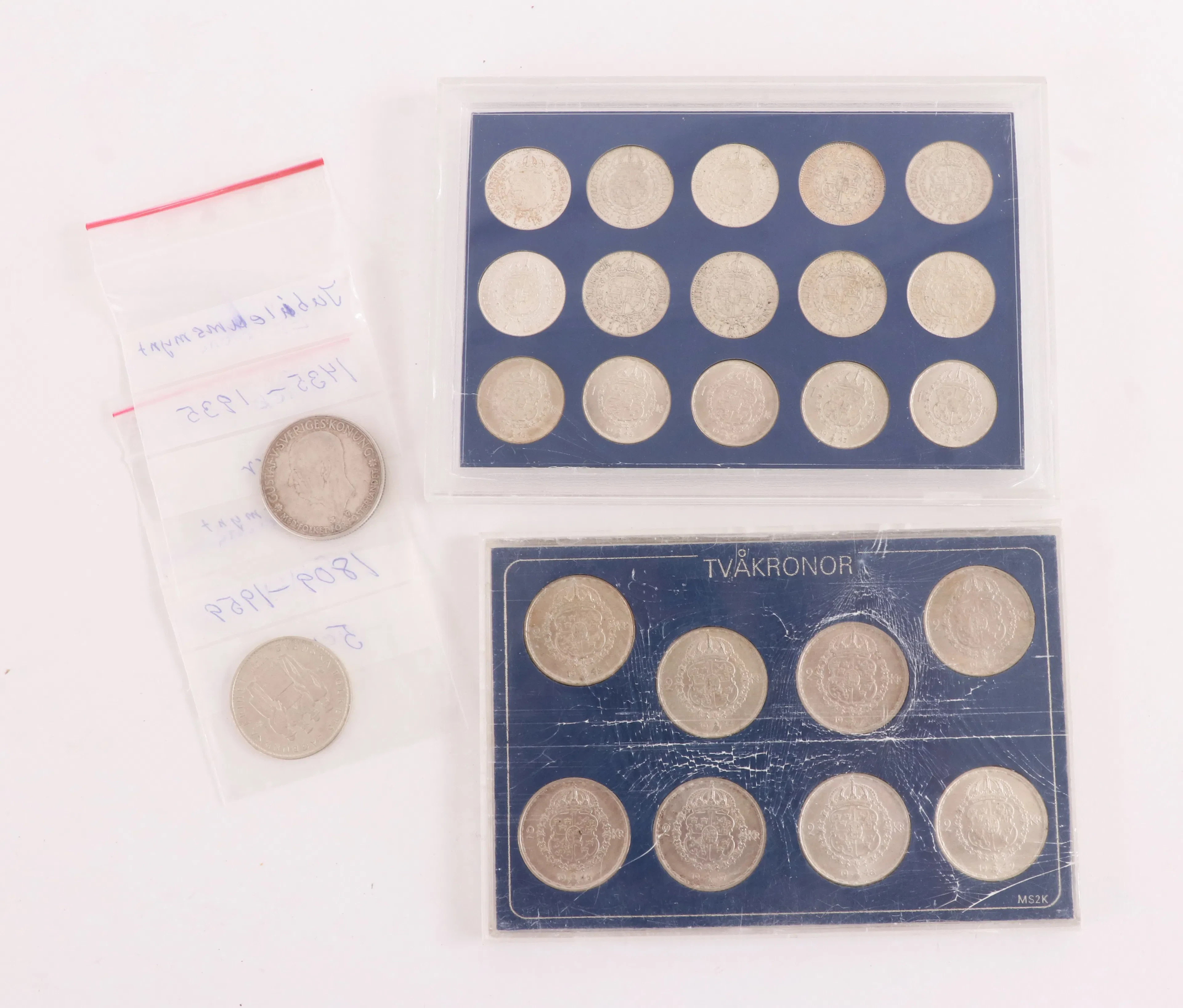 Svenska silvermynt 25st