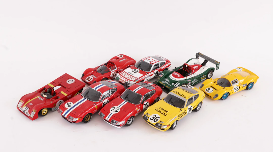 Modellbilar 8st, Ferrari