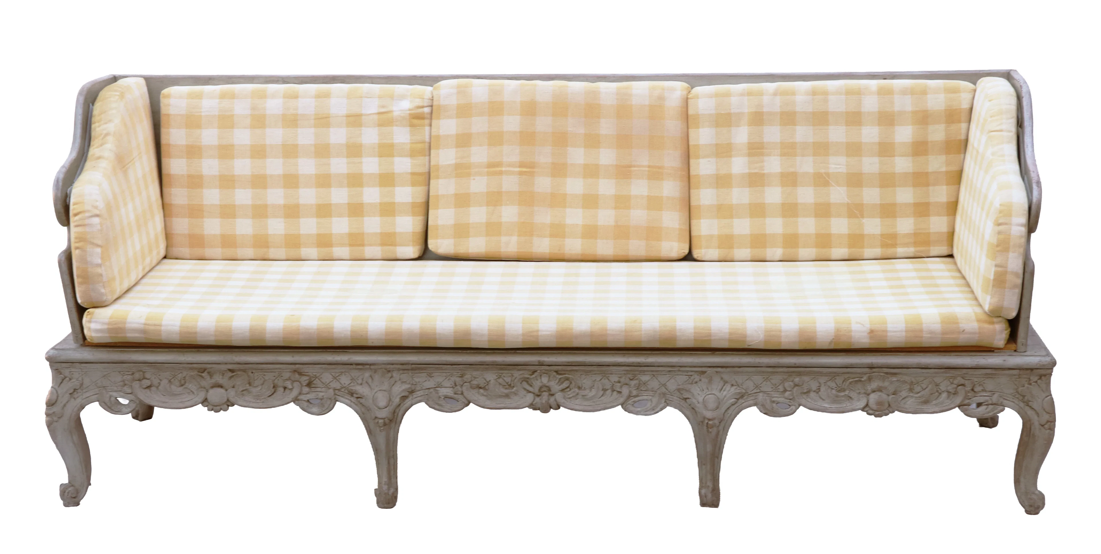 Trågsoffa, Stockholmsarbete i rokoko, 1700-talets andra hälft