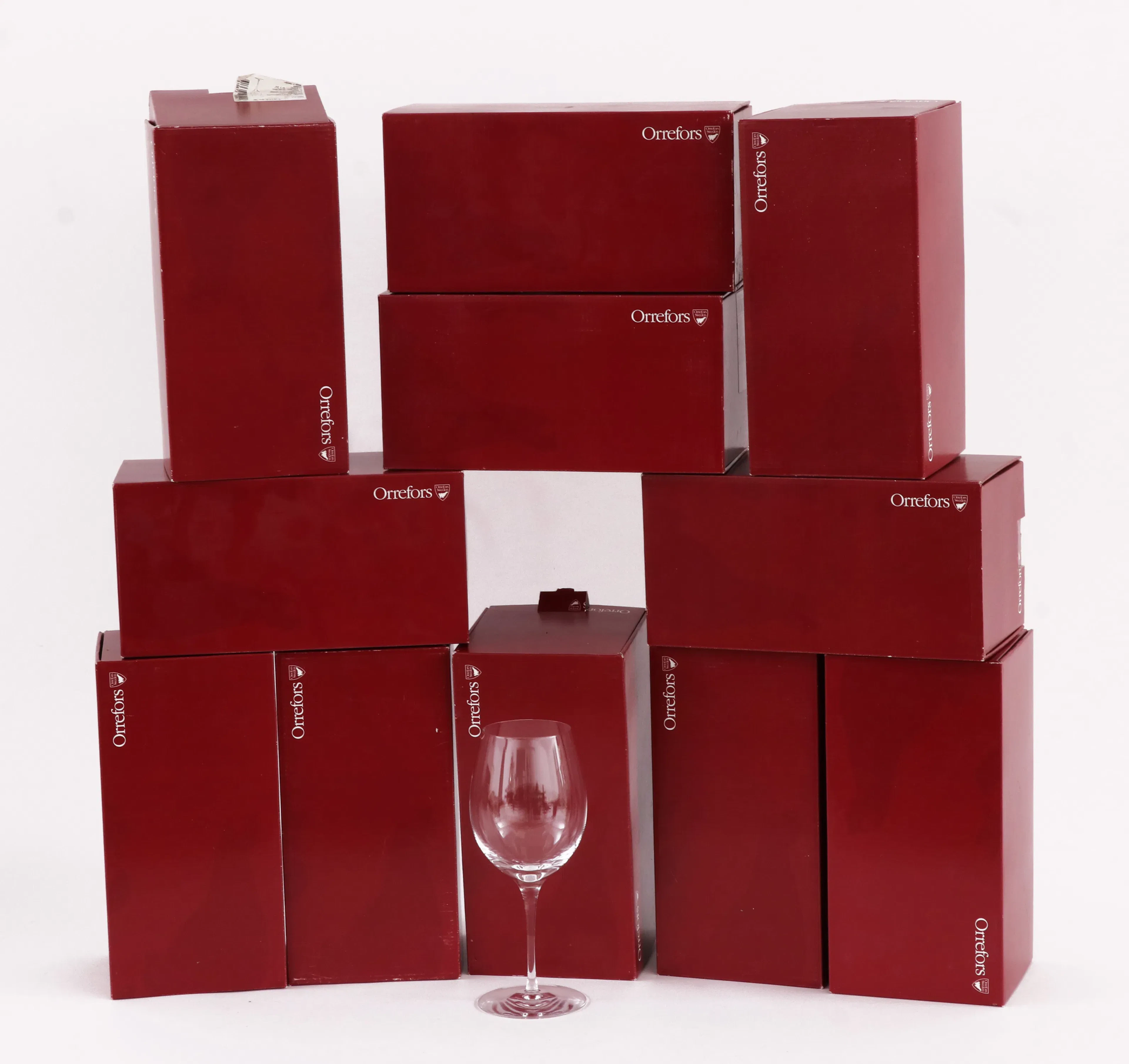 Vinglas 11st, "Merlot", Erika Lagerbielke för Orrefors