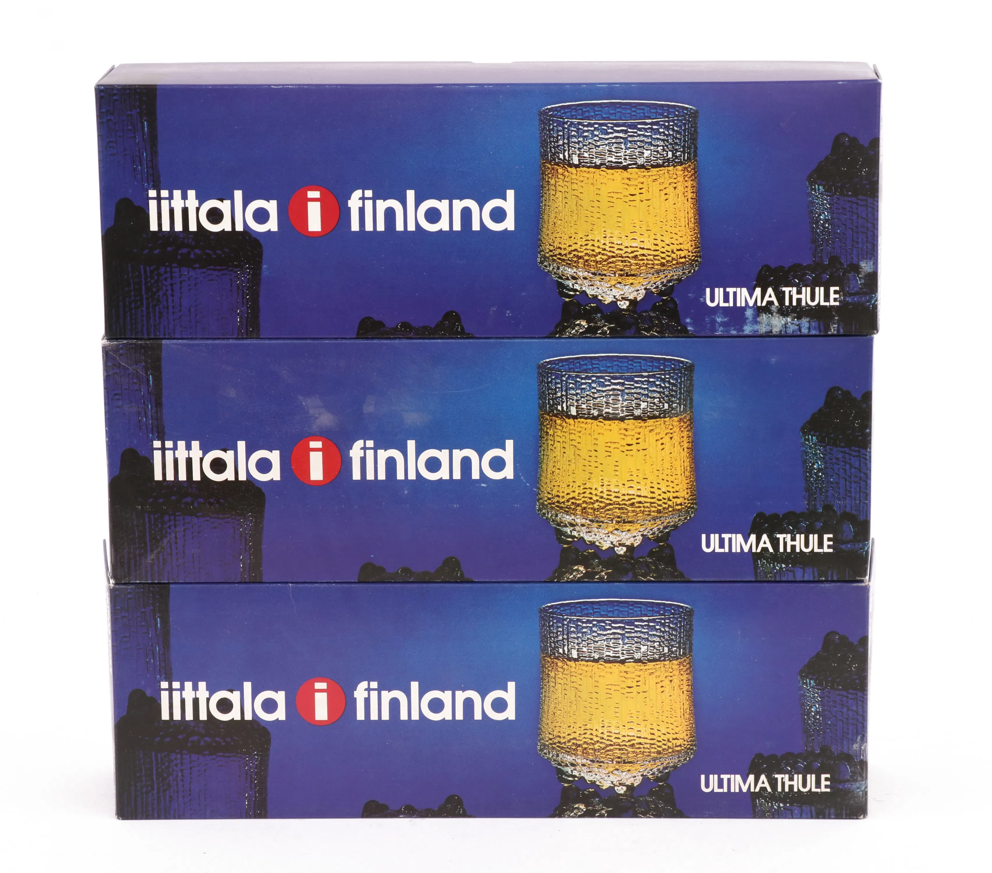 Whiskeyglas 12st, "Ultima Thule", Tapio Wirkkala för Iittala
