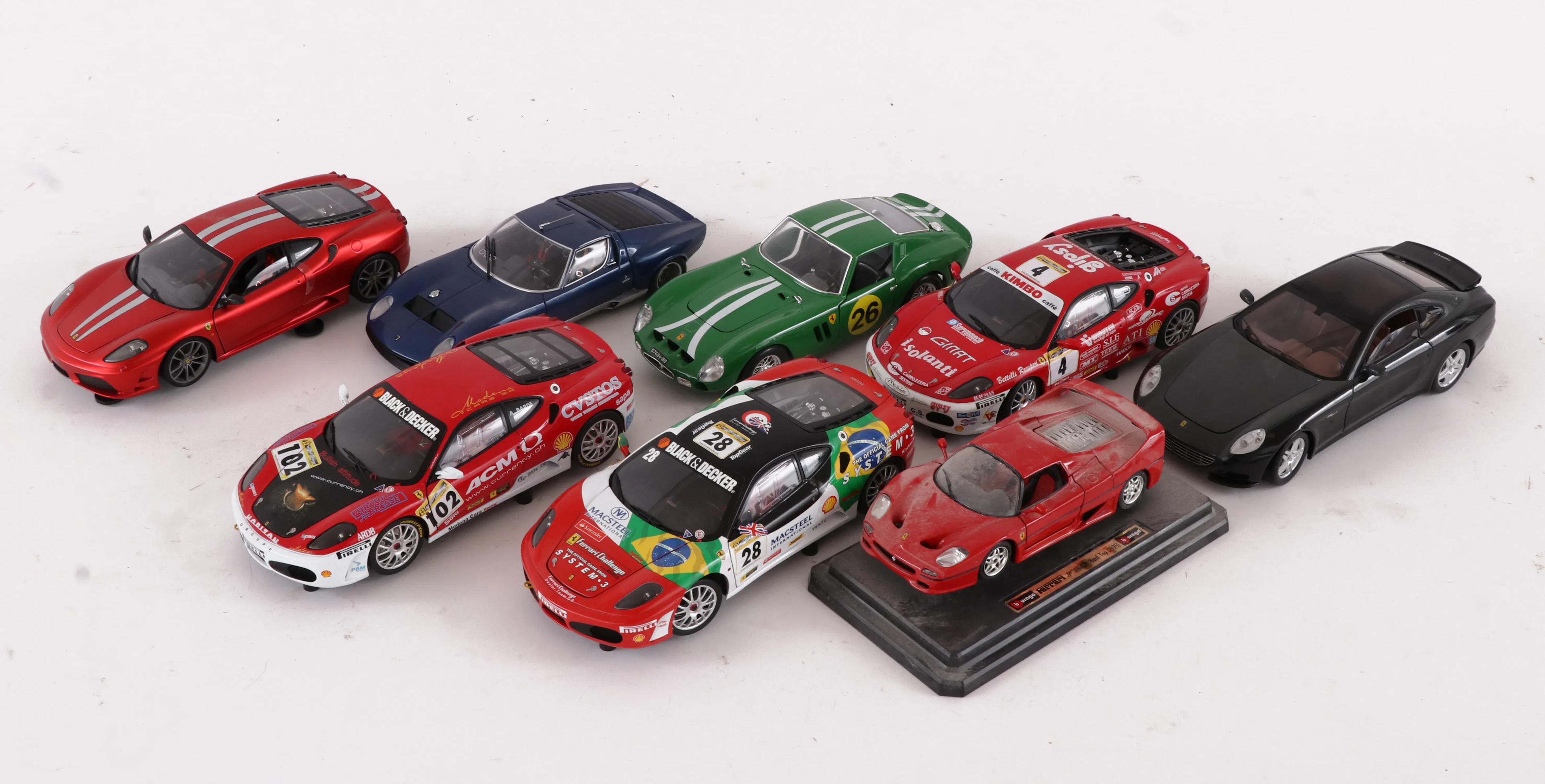 Modellbilar 8st, "Ferrari"