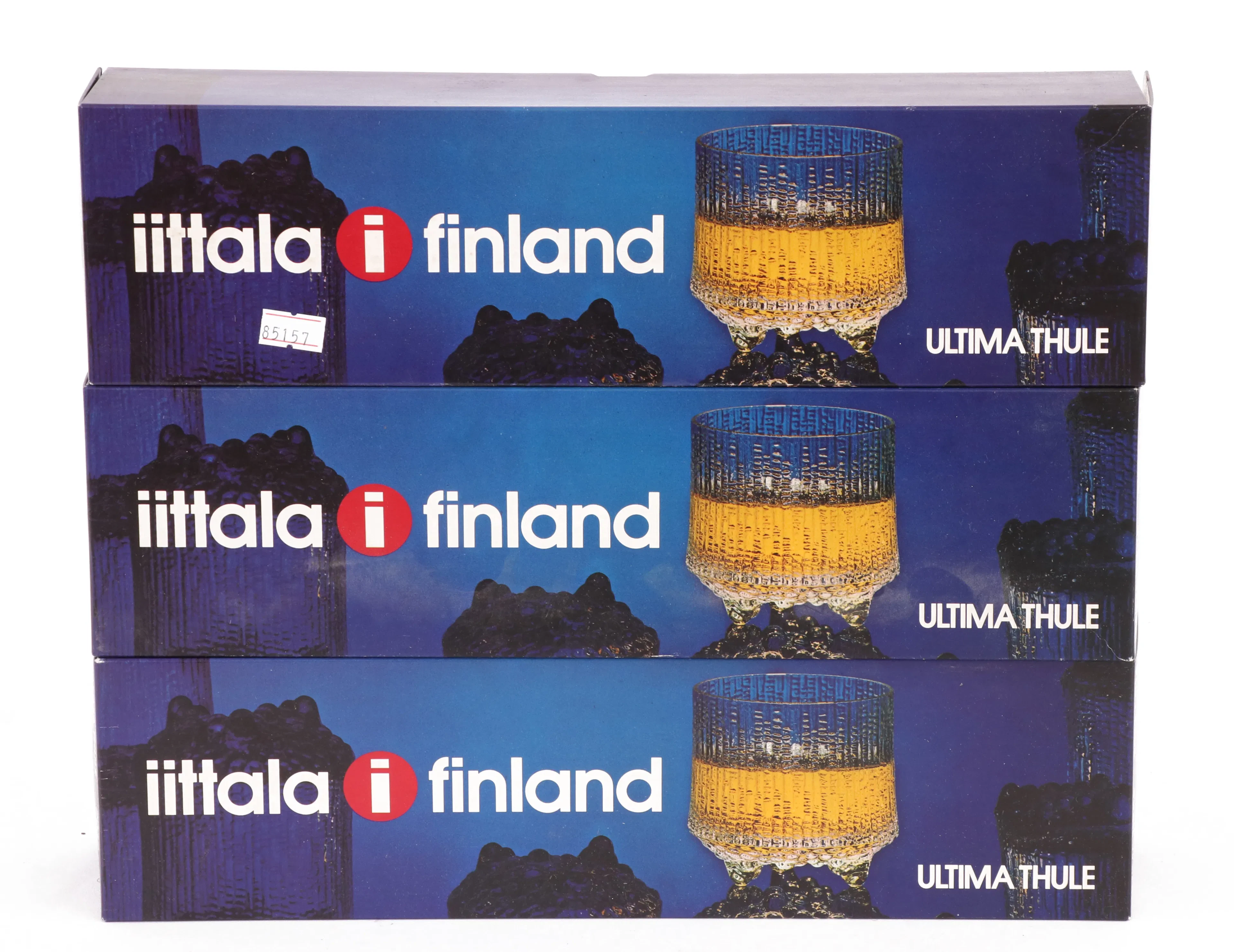 Whiskeyglas 12st, "Ultima Thule", Tapio Wirkkala för Iittala