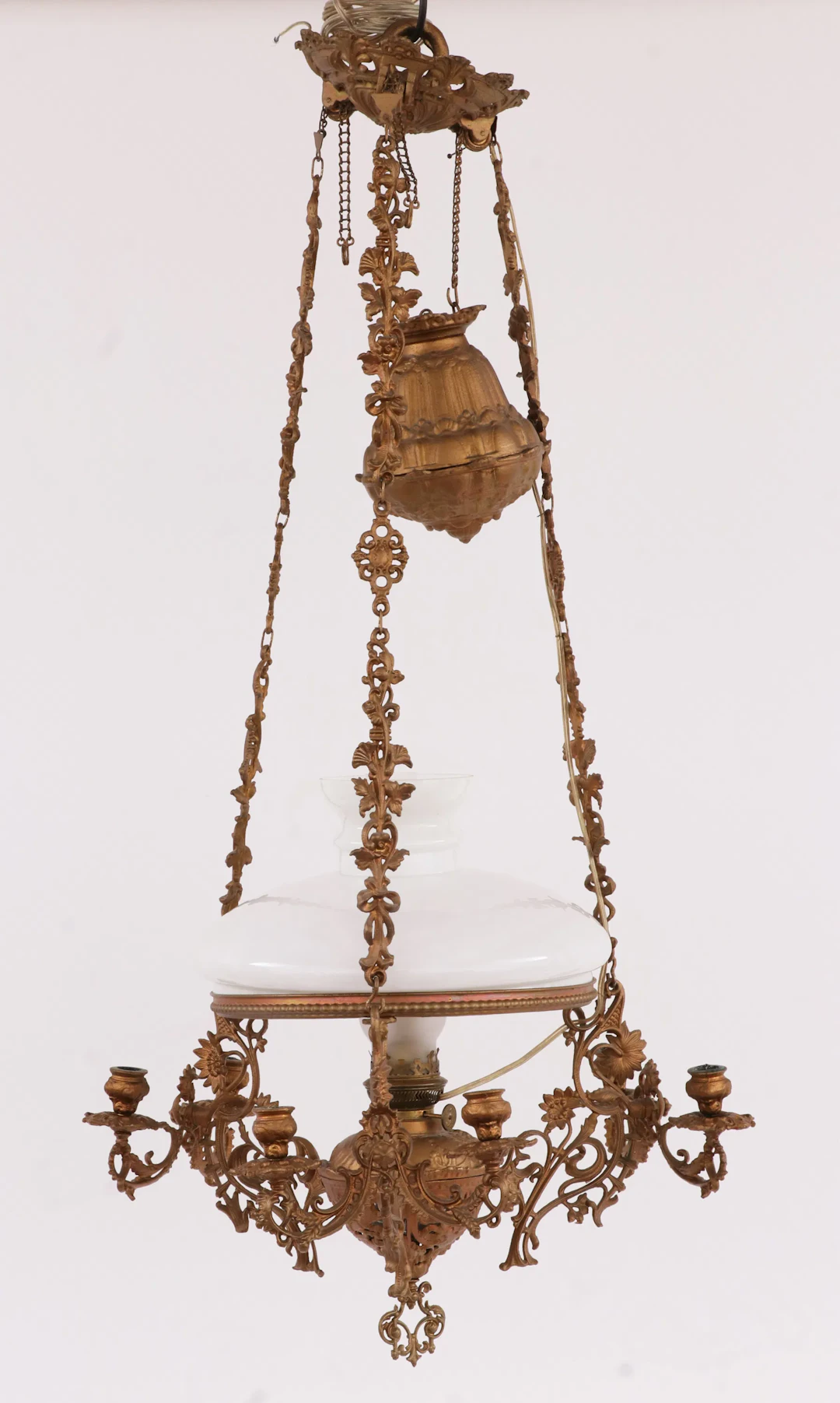 Takfotogenlampa, omkring år 1900