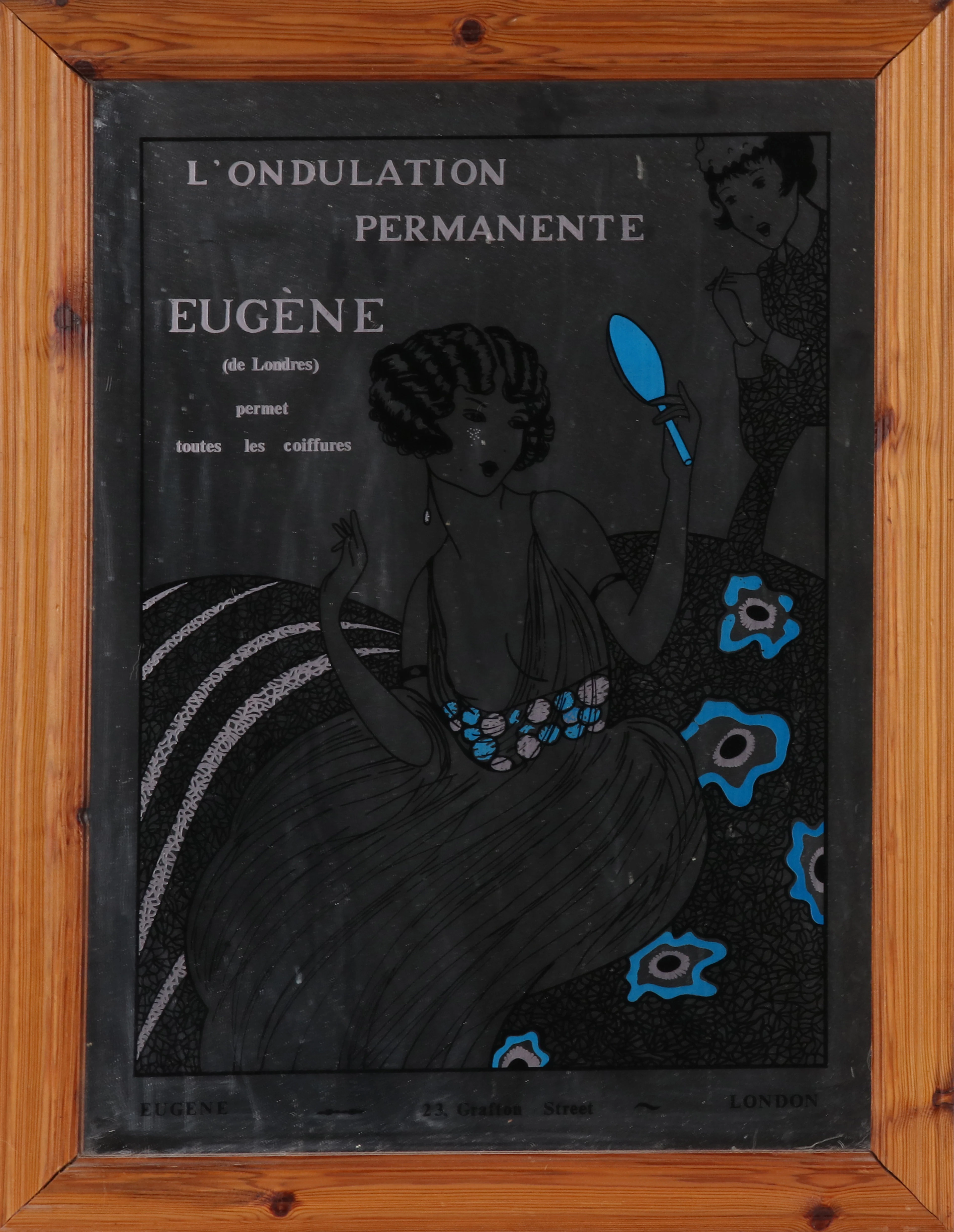 Pubspegel, jugendstil, 1900-talets andra hälft