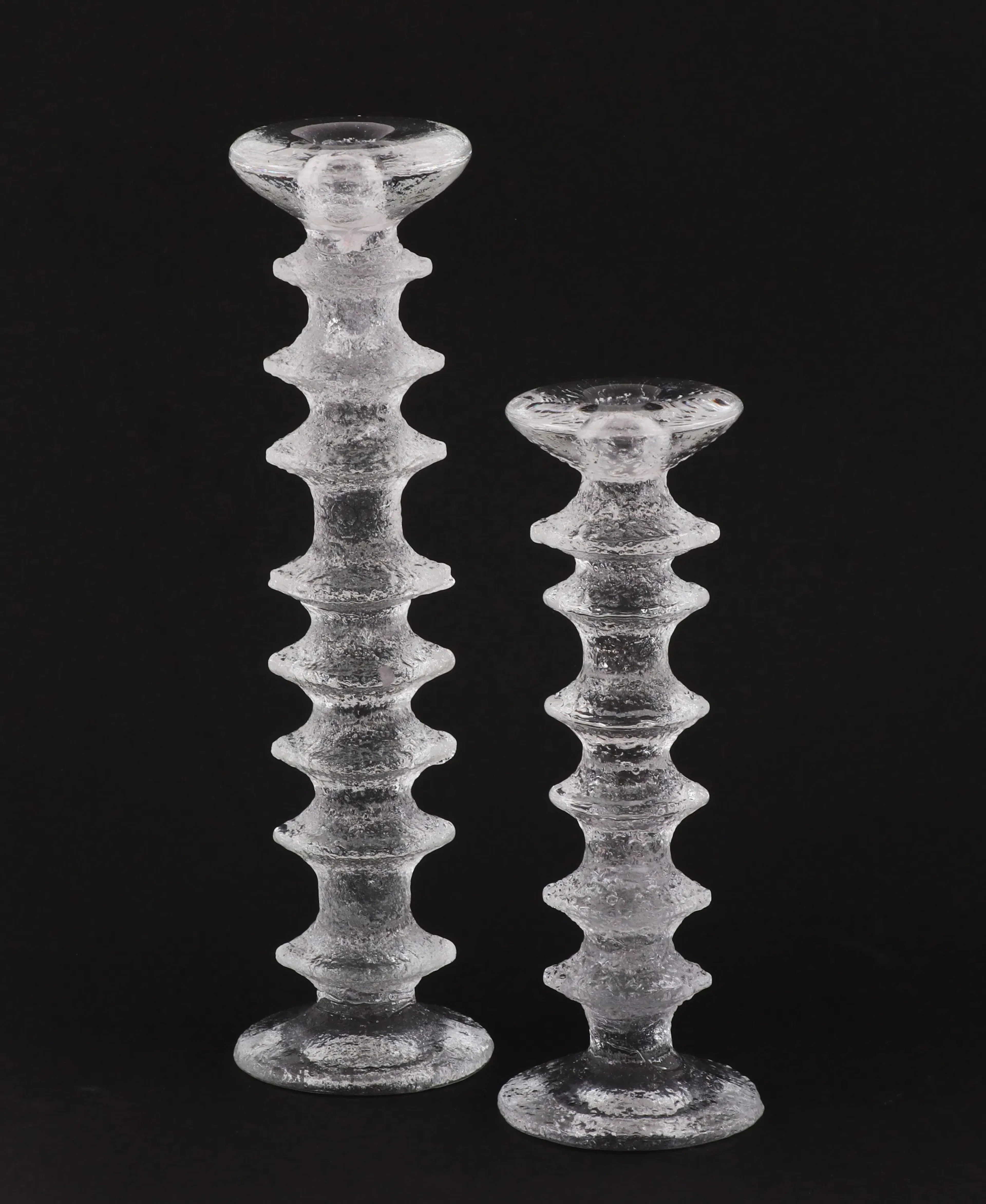 Ljusstakar 2st, "Festivo", Timo Sarpaneva för Iittala