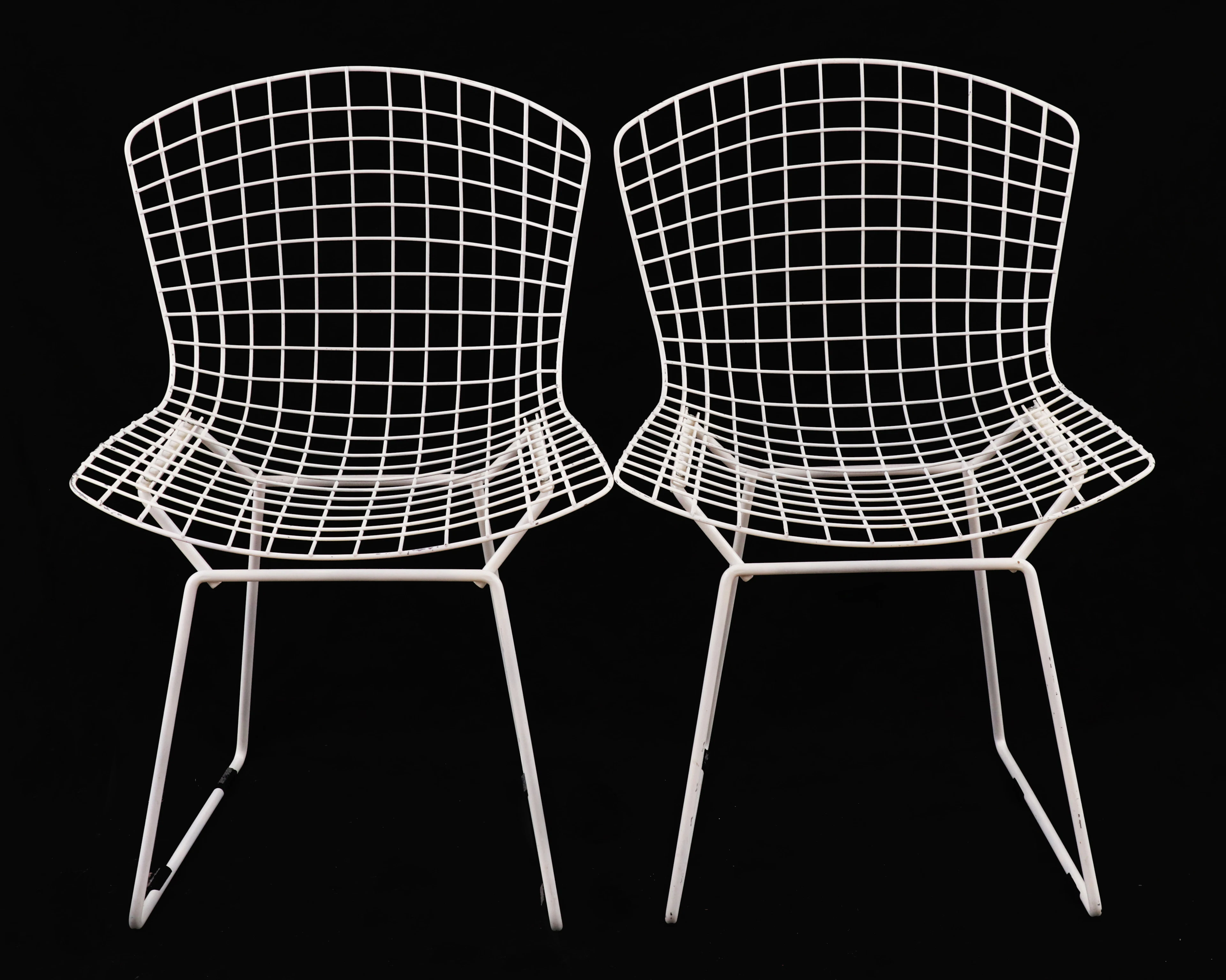 Stolar ett par, "Sidechair", Harry Bertoia