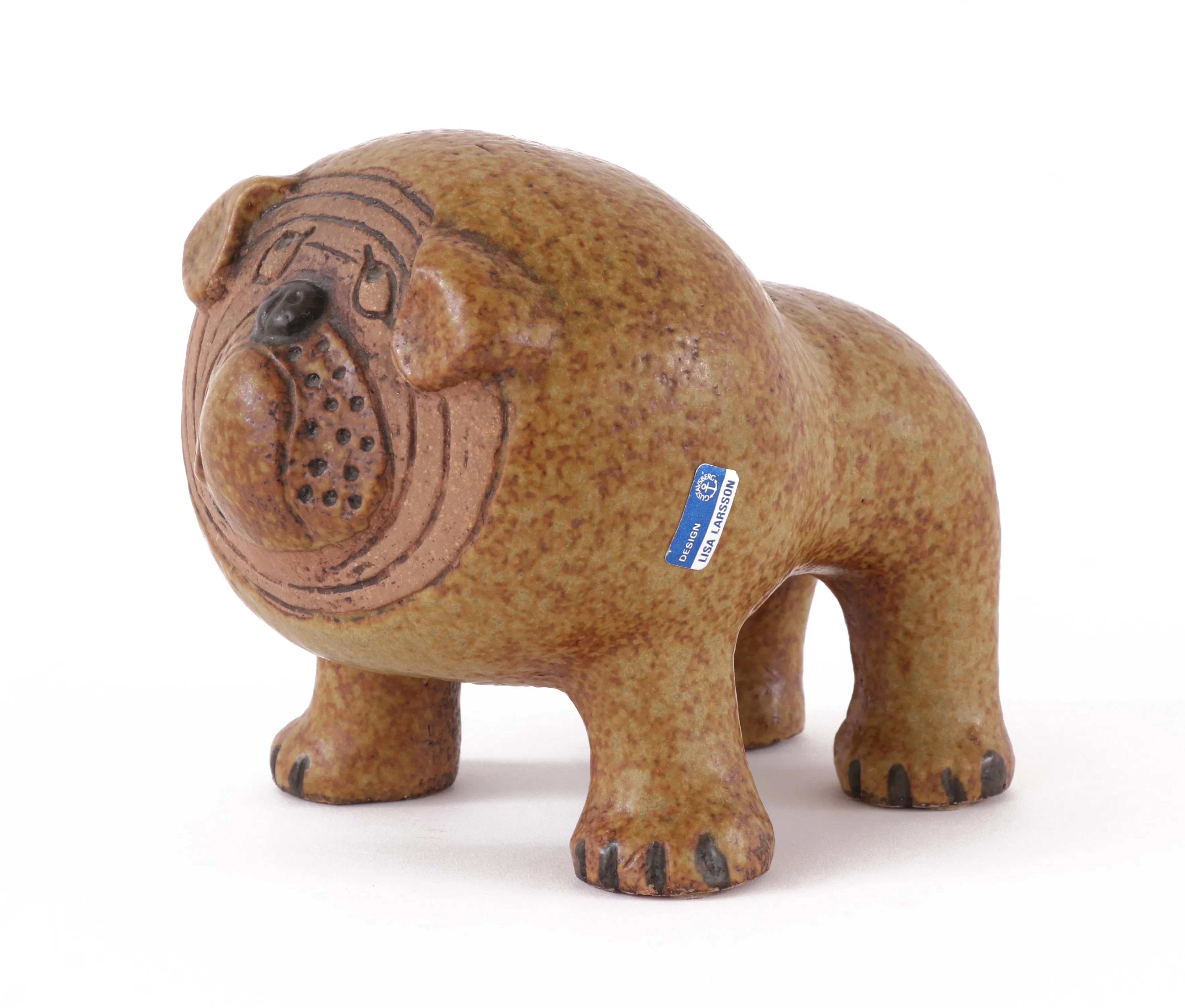 Figurin, "Bulldog", Lisa Larson för Gustavsberg
