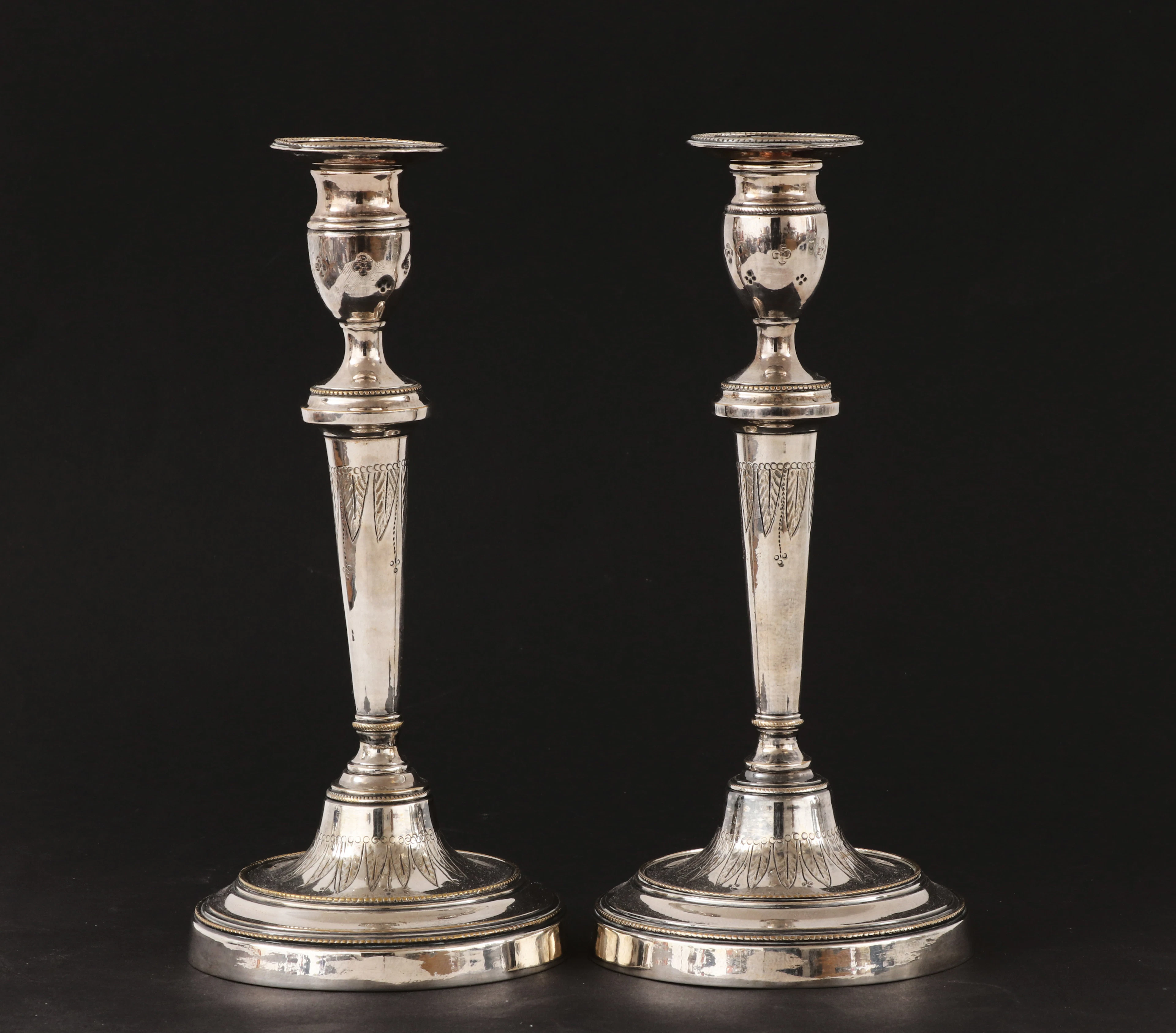 Ljusstakar ett par, Louis XVI stil, 1800-tal