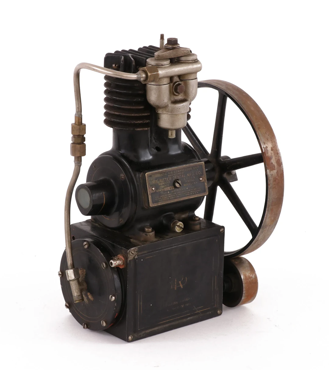 Motor till tandläkarborr, The Ritter Dental MFG & Co, USA, 1900-talets början